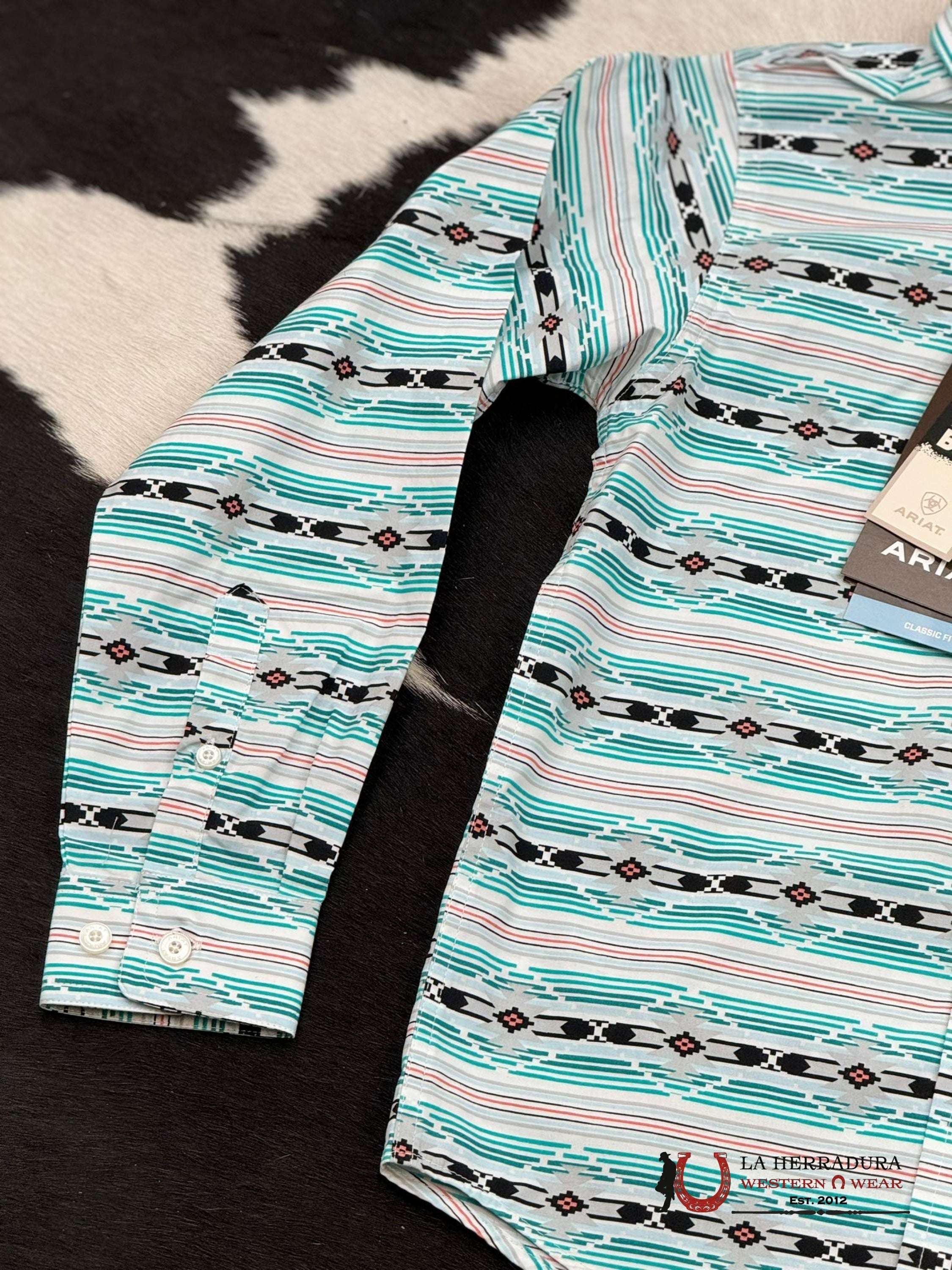ARIAT KIDS SHIRT -ICE CREEN JEFFERSON LS 10051398 NIÑOS