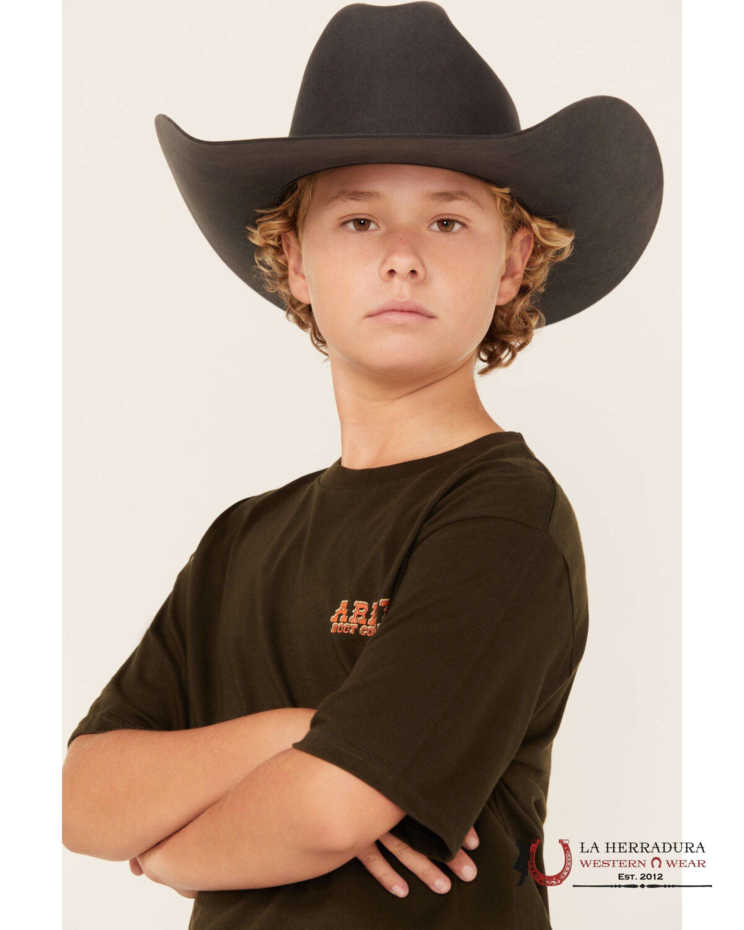 ARIAT KIDS TSHIRT -BOYS DARK OLIVE ARIAT ARMADILLO 10054801 NIÑOS