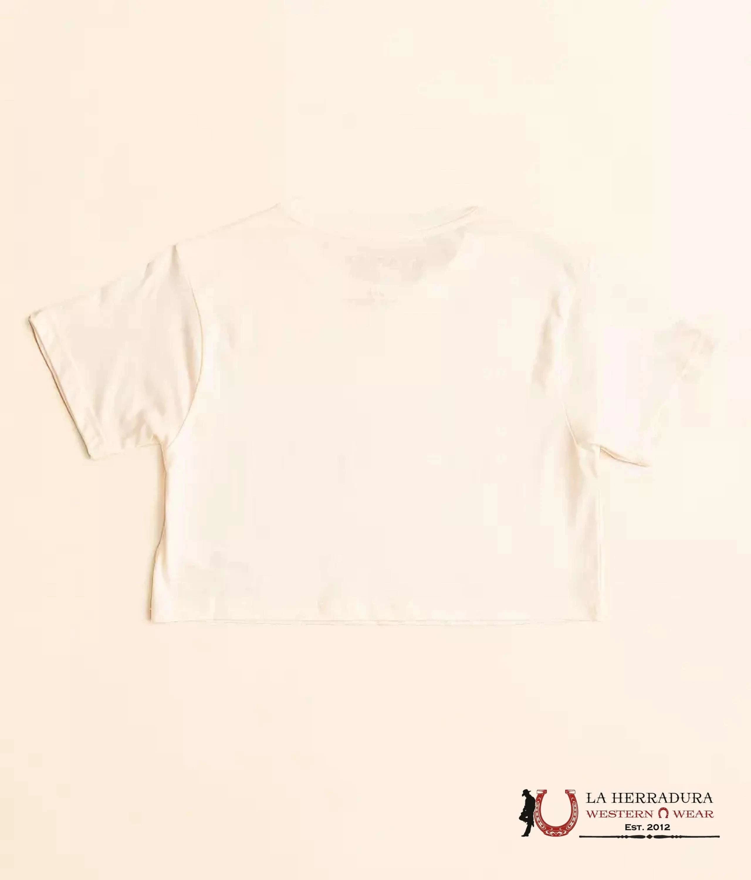 ARIAT KIDS TSHIRT -GIRLS COCONUT MILK WILD HAT 10051420 NIÑOS