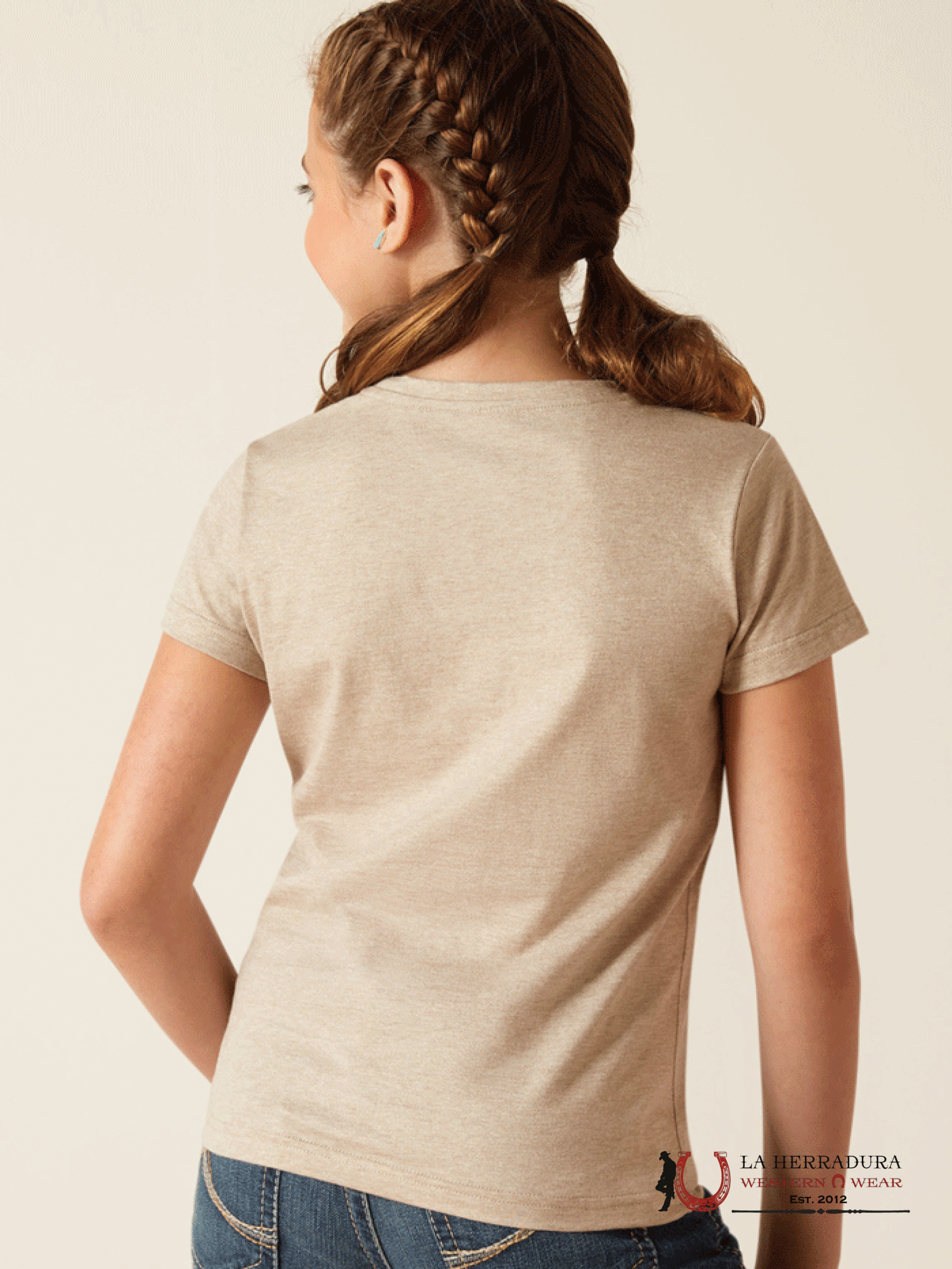 ARIAT KIDS TSHIRT -GIRLS GOLD SHIELD 10048677 NIÑAS