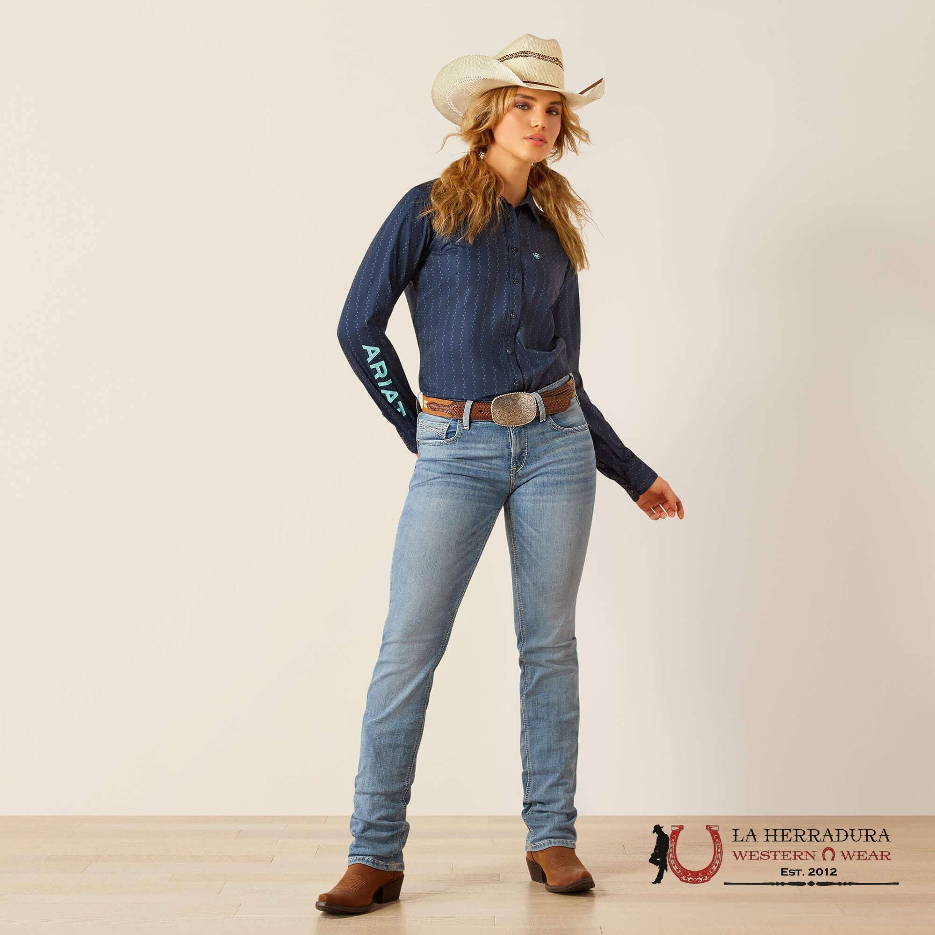 Ariat Kirby Pro Team Long Sleeve Shirt Pompei - 4759 Ropa Mujeres