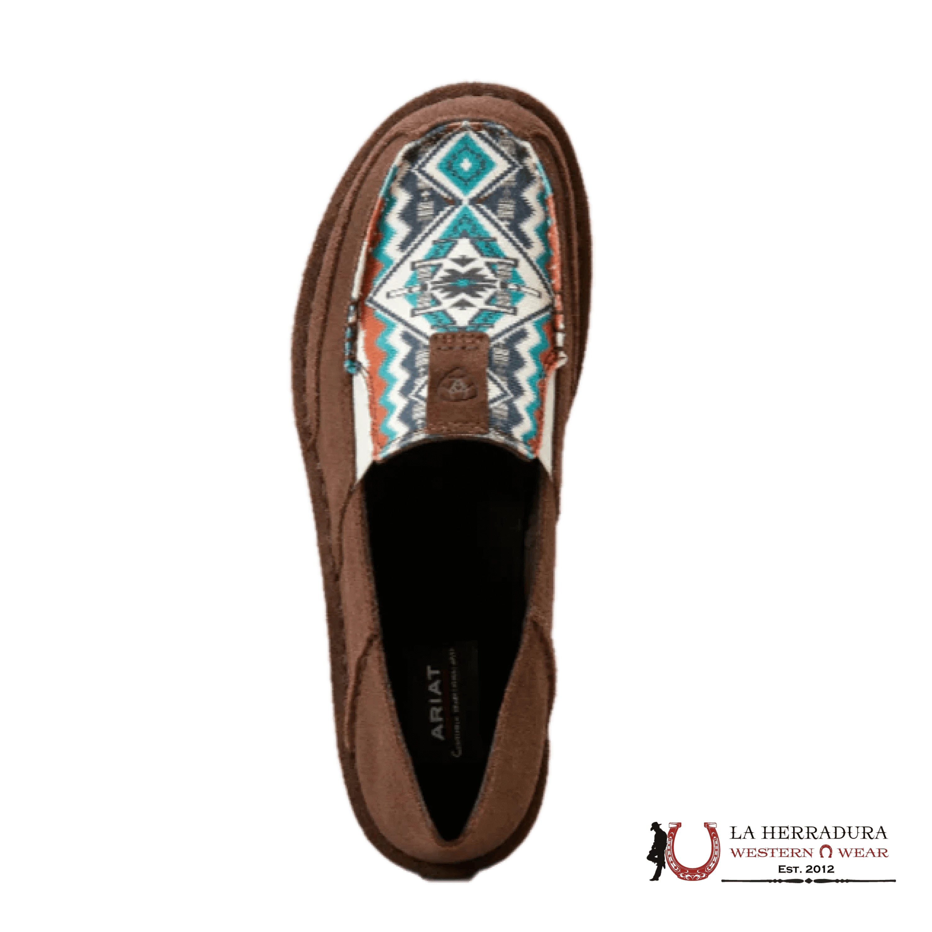 Ariat Ladies Cruiser Chimayo Chocolate & Rio Arba Turquoise Shoes 10046924 ZAPATOS MUJERES