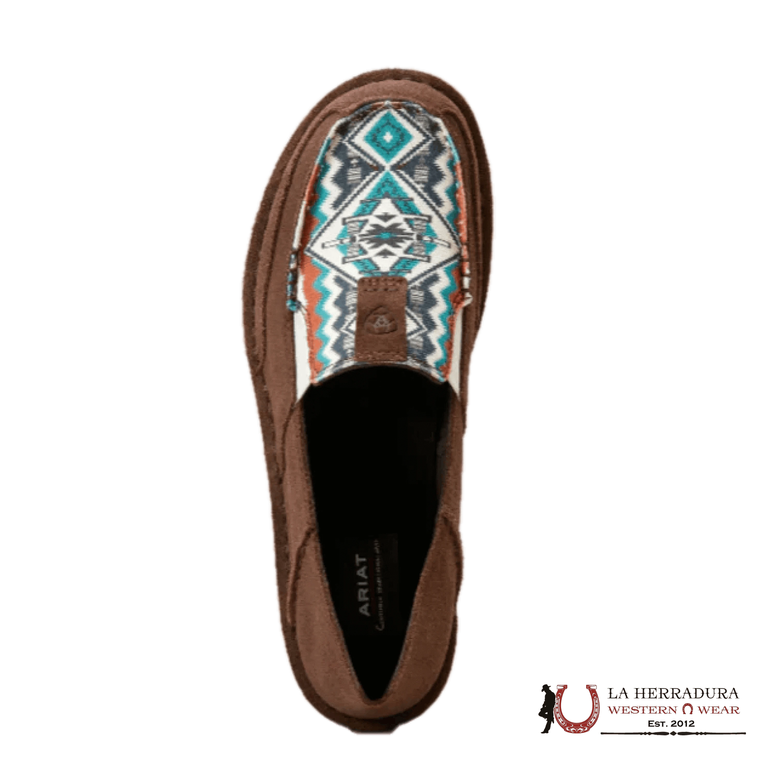 Ariat Ladies Cruiser Chimayo Chocolate & Rio Arba Turquoise Shoes 10046924 ZAPATOS MUJERES