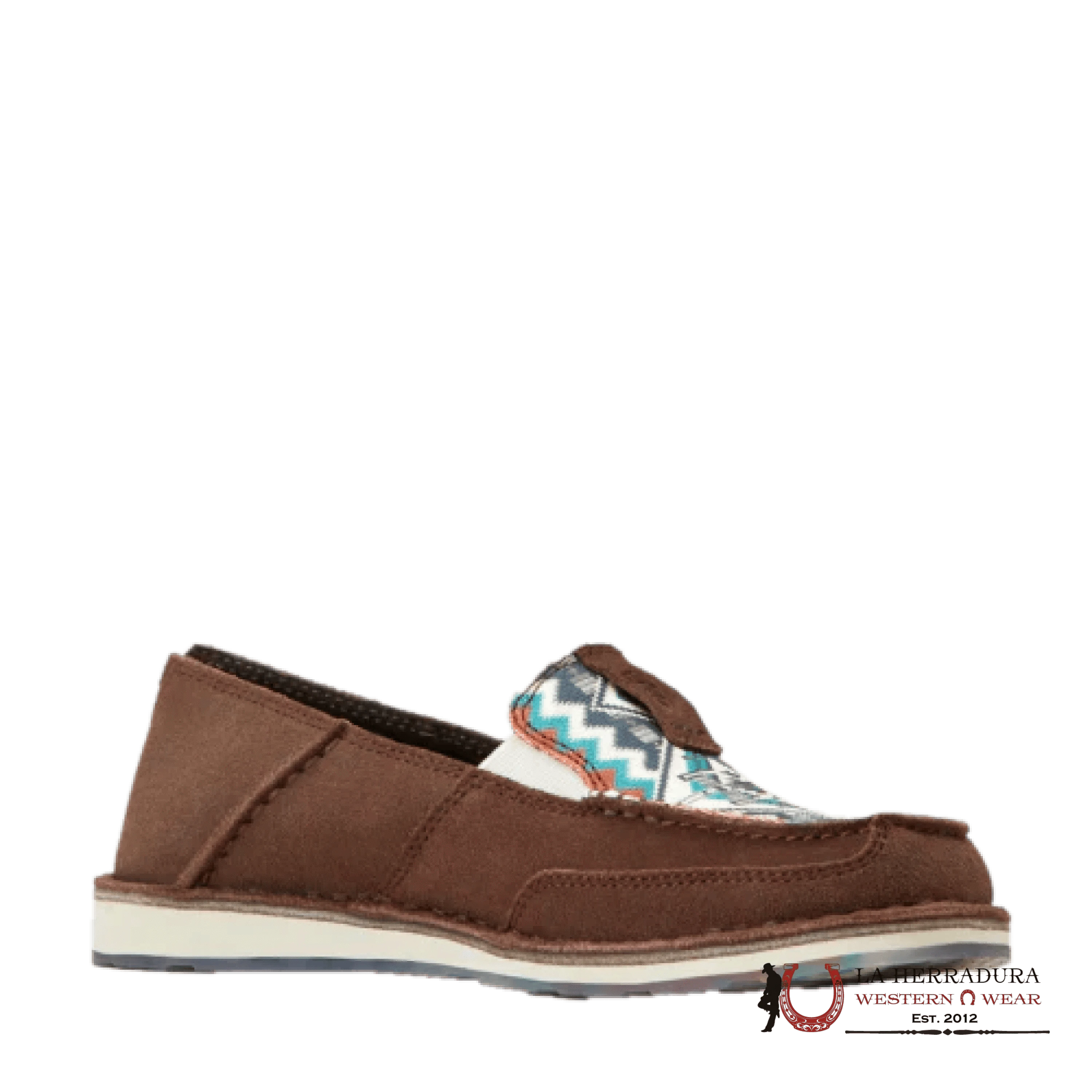 Ariat Ladies Cruiser Chimayo Chocolate & Rio Arba Turquoise Shoes 10046924 ZAPATOS MUJERES
