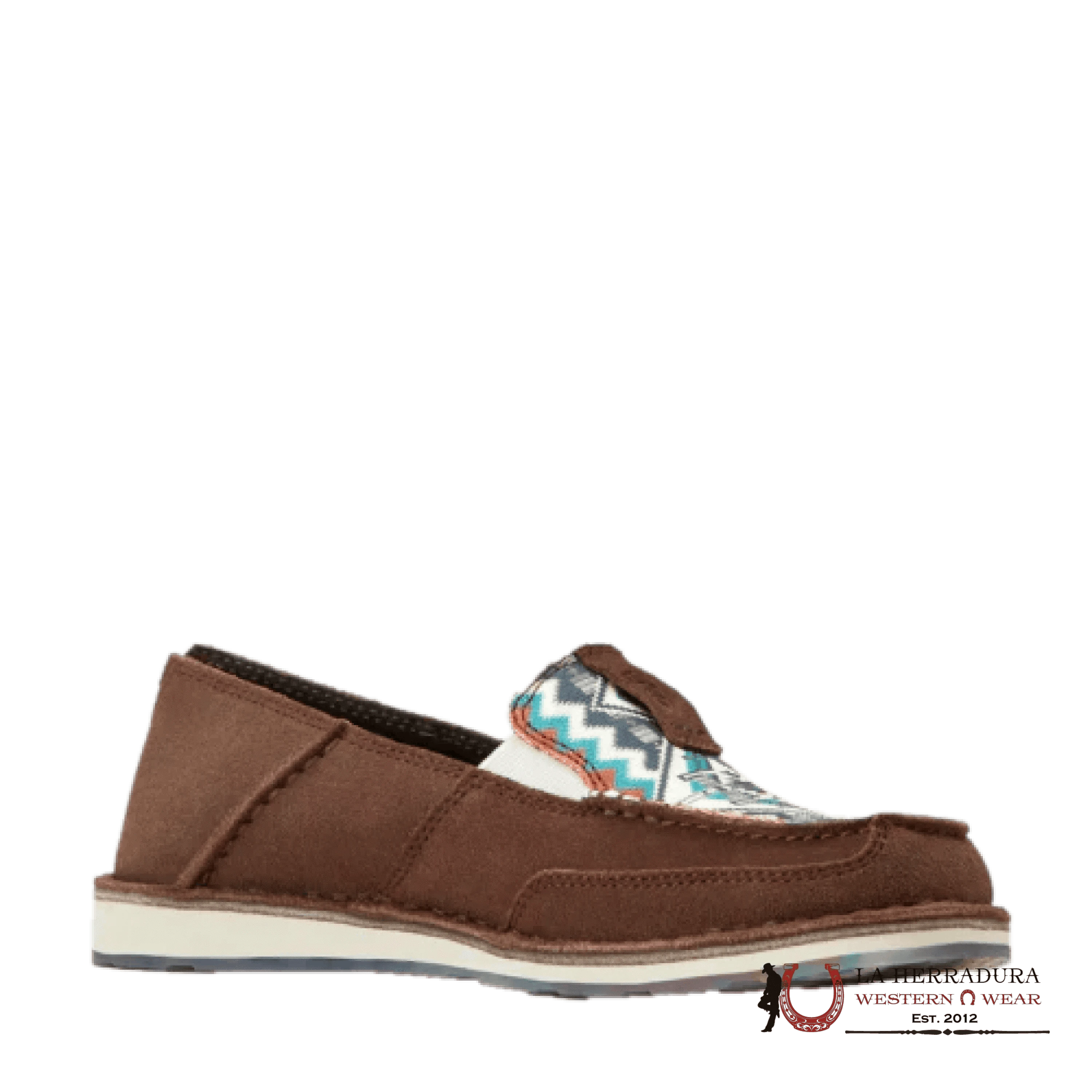 Ariat Ladies Cruiser Chimayo Chocolate & Rio Arba Turquoise Shoes 10046924 ZAPATOS MUJERES
