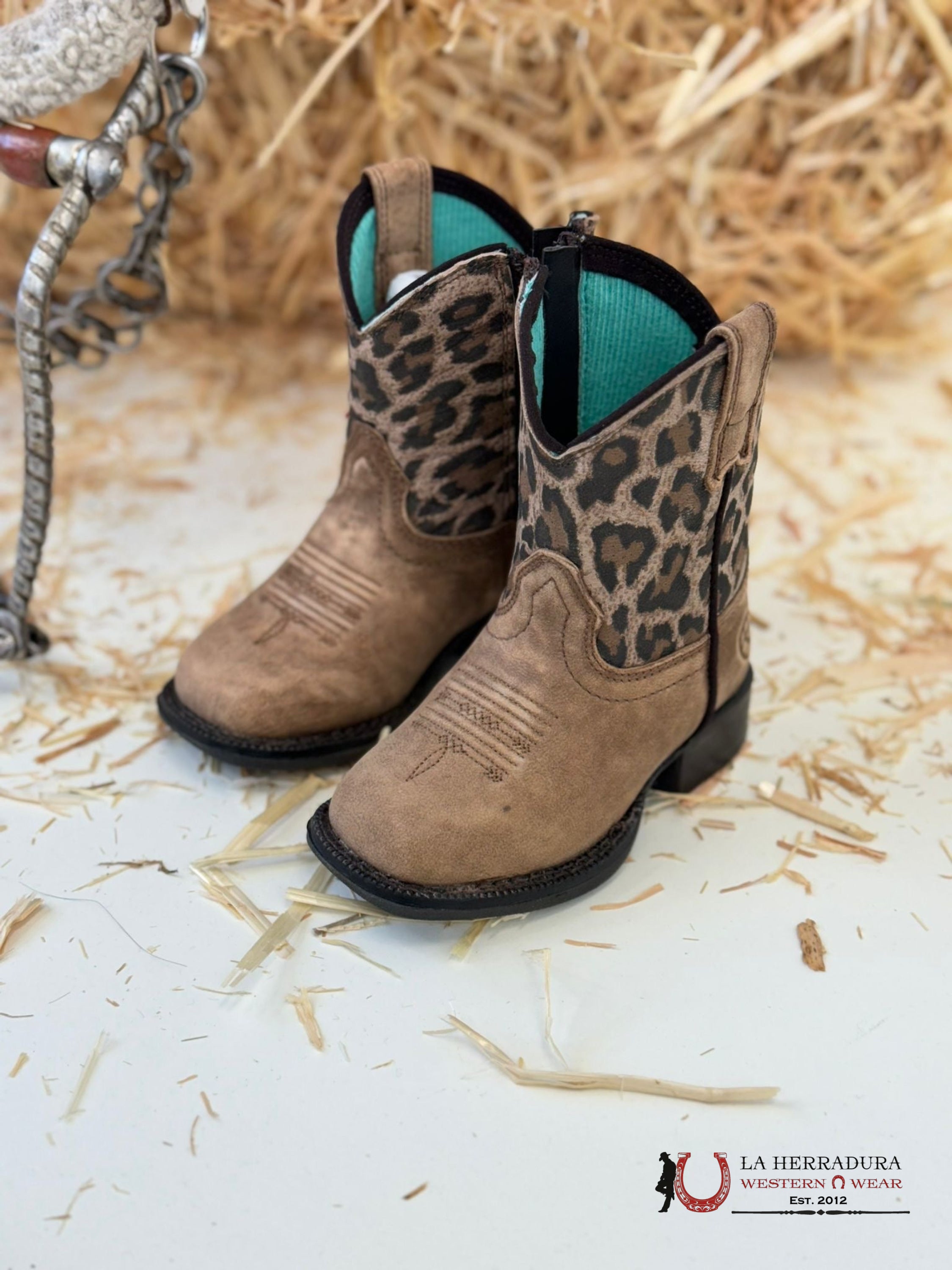 Ariat Lil’ Stompers Savanna Brown Tan Niños