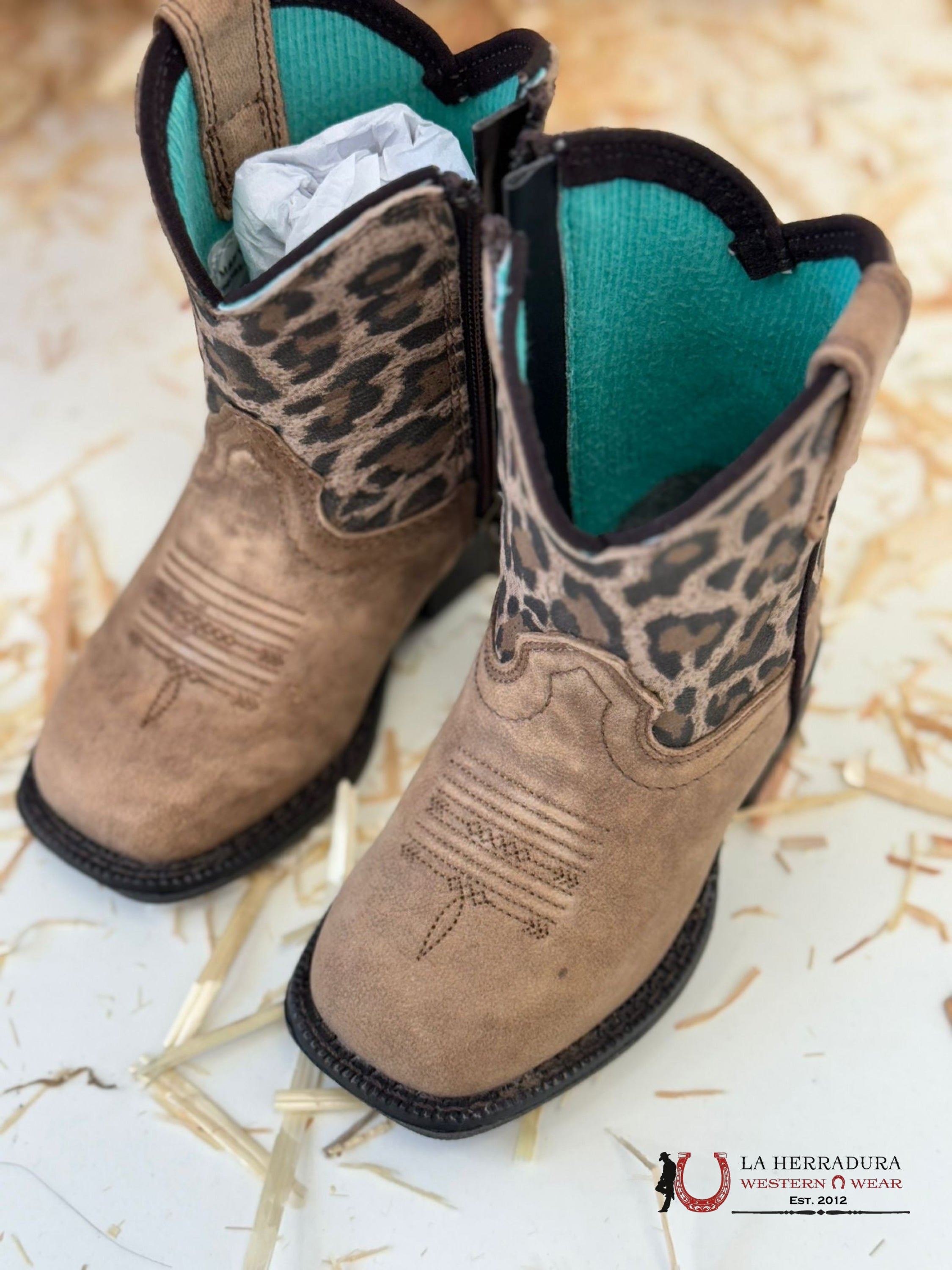 Ariat Lil’ Stompers Savanna Brown Tan Niños