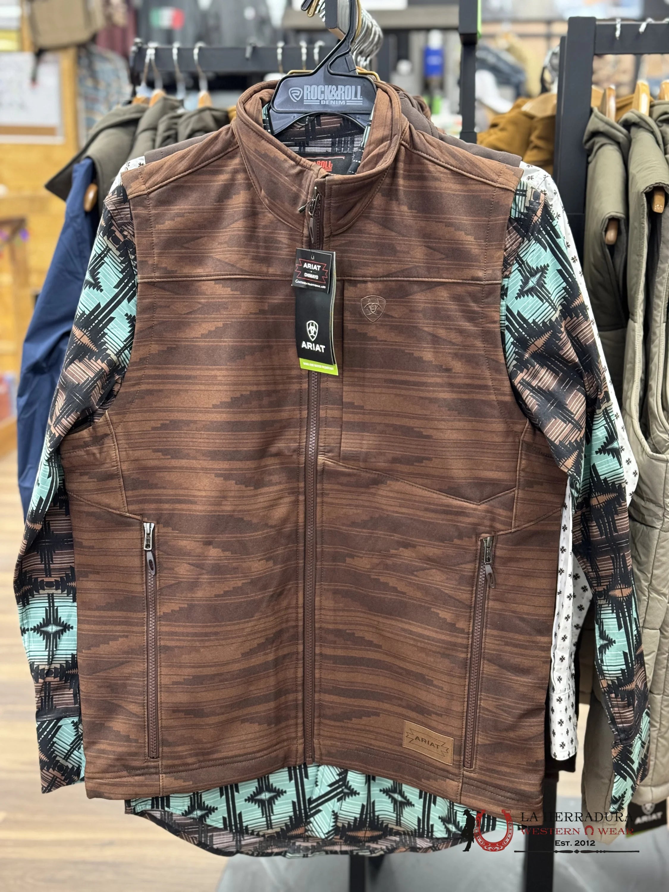 Ariat Logo 2.0 Chimayo Vest Shaved Chocolate Ropa Hombres