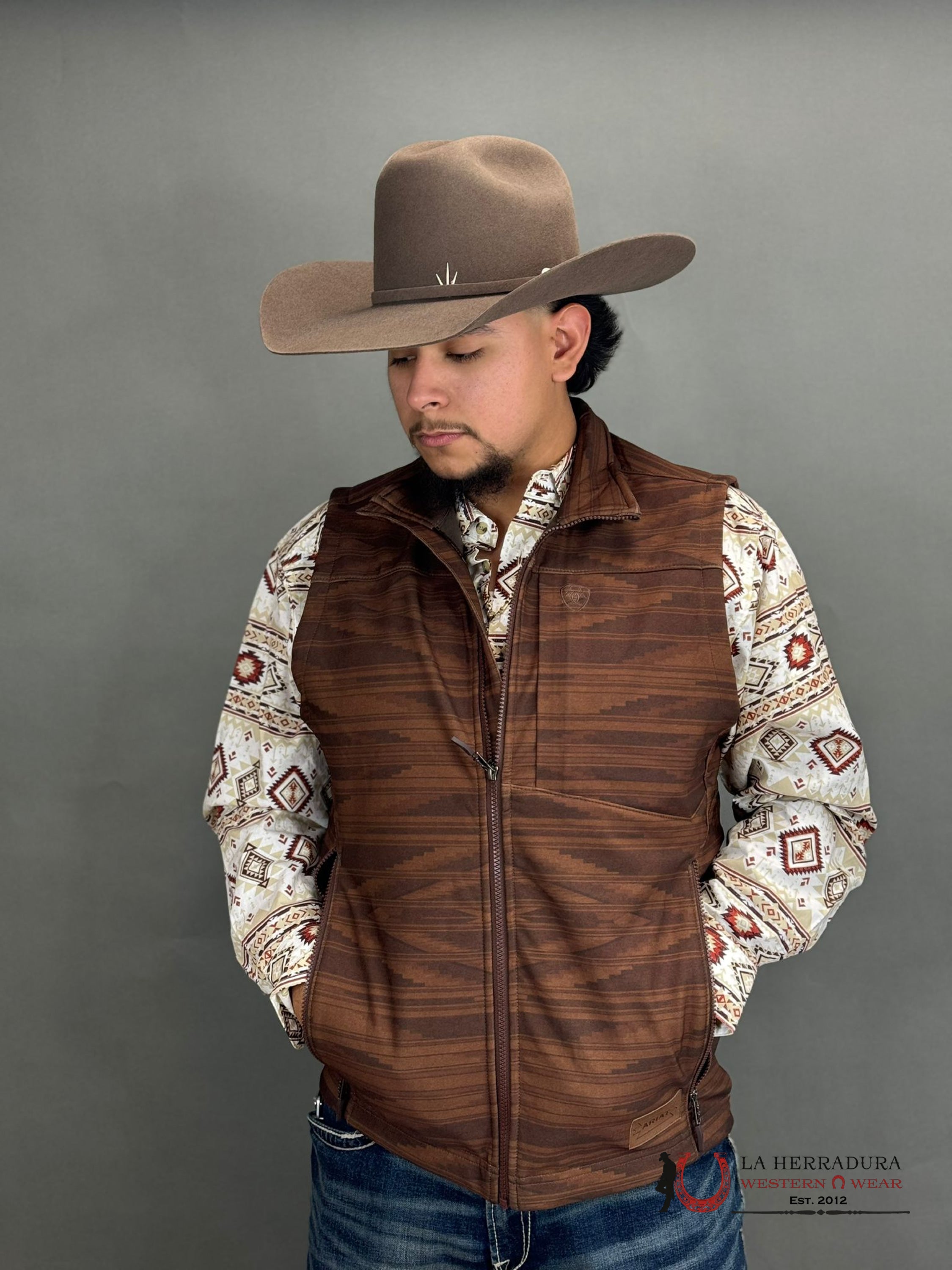 Ariat Logo 2.0 Chimayo Vest Shaved Chocolate Ropa Hombres