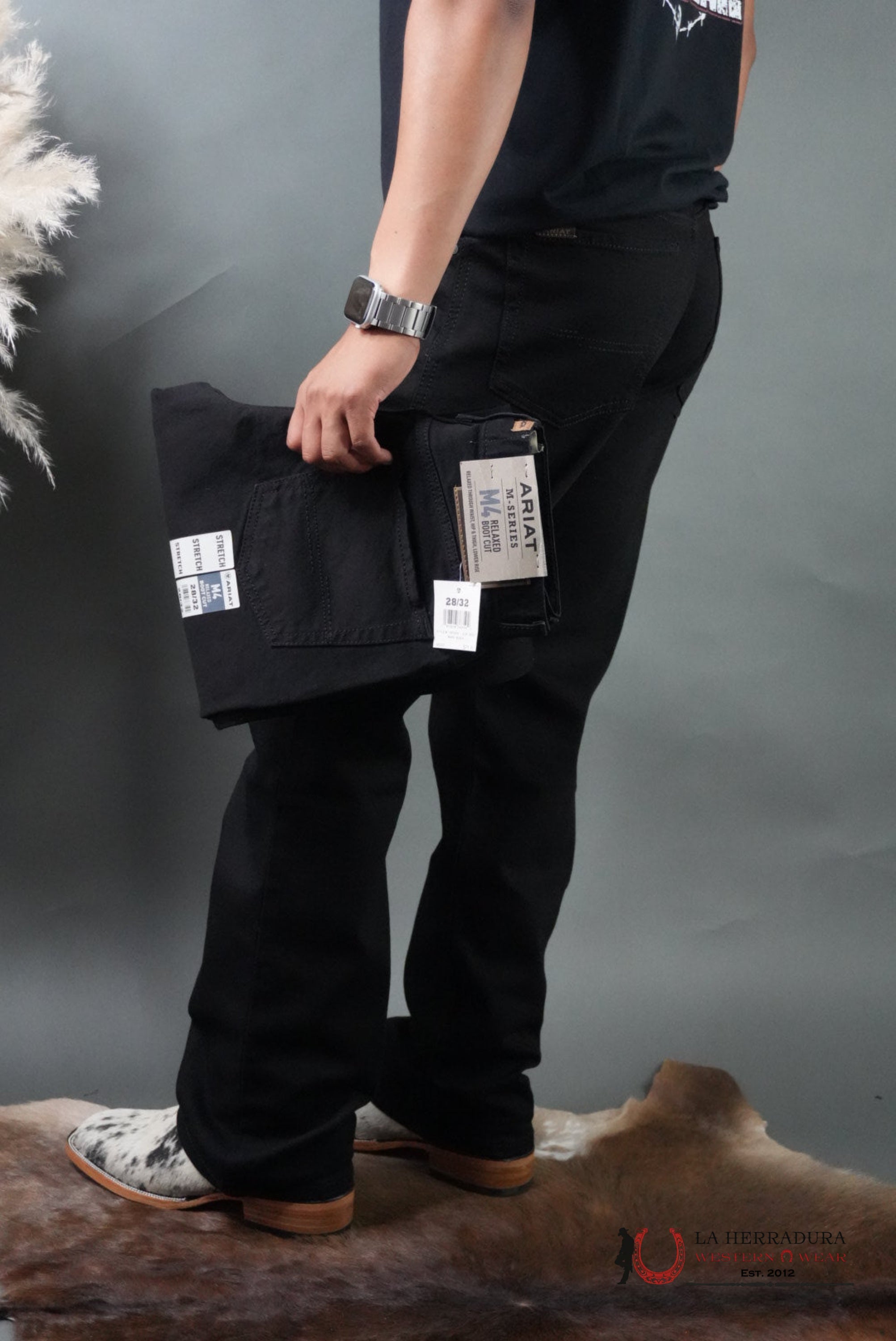 Ariat M4 Men’s Relaxed Bootcut Black Jeans - 0592 ARIAT JEANS