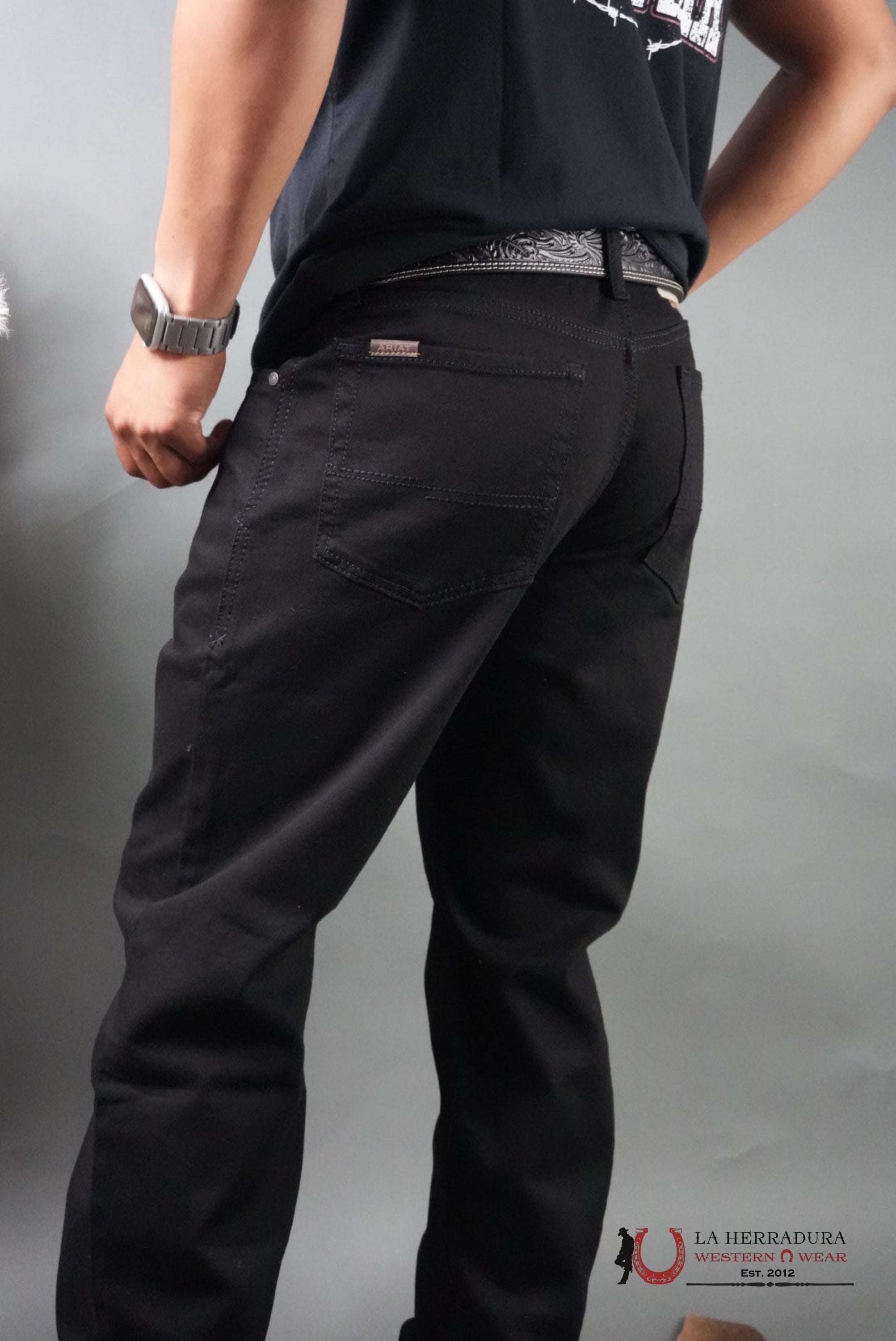 Ariat M4 Men’s Relaxed Bootcut Black Jeans - 0592 ARIAT JEANS