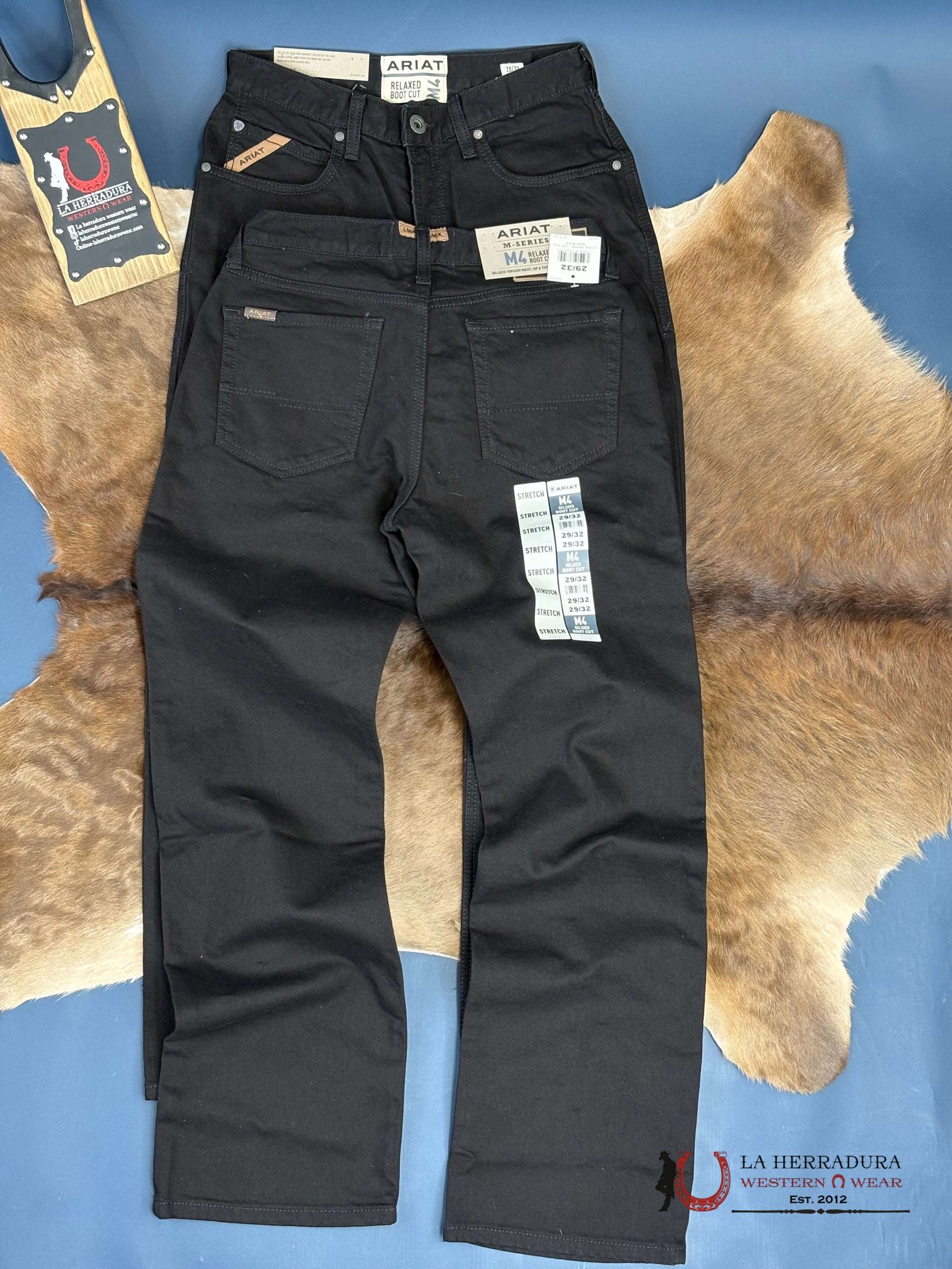 Ariat M4 Men’s Relaxed Bootcut Black Jeans - 0592 ARIAT JEANS