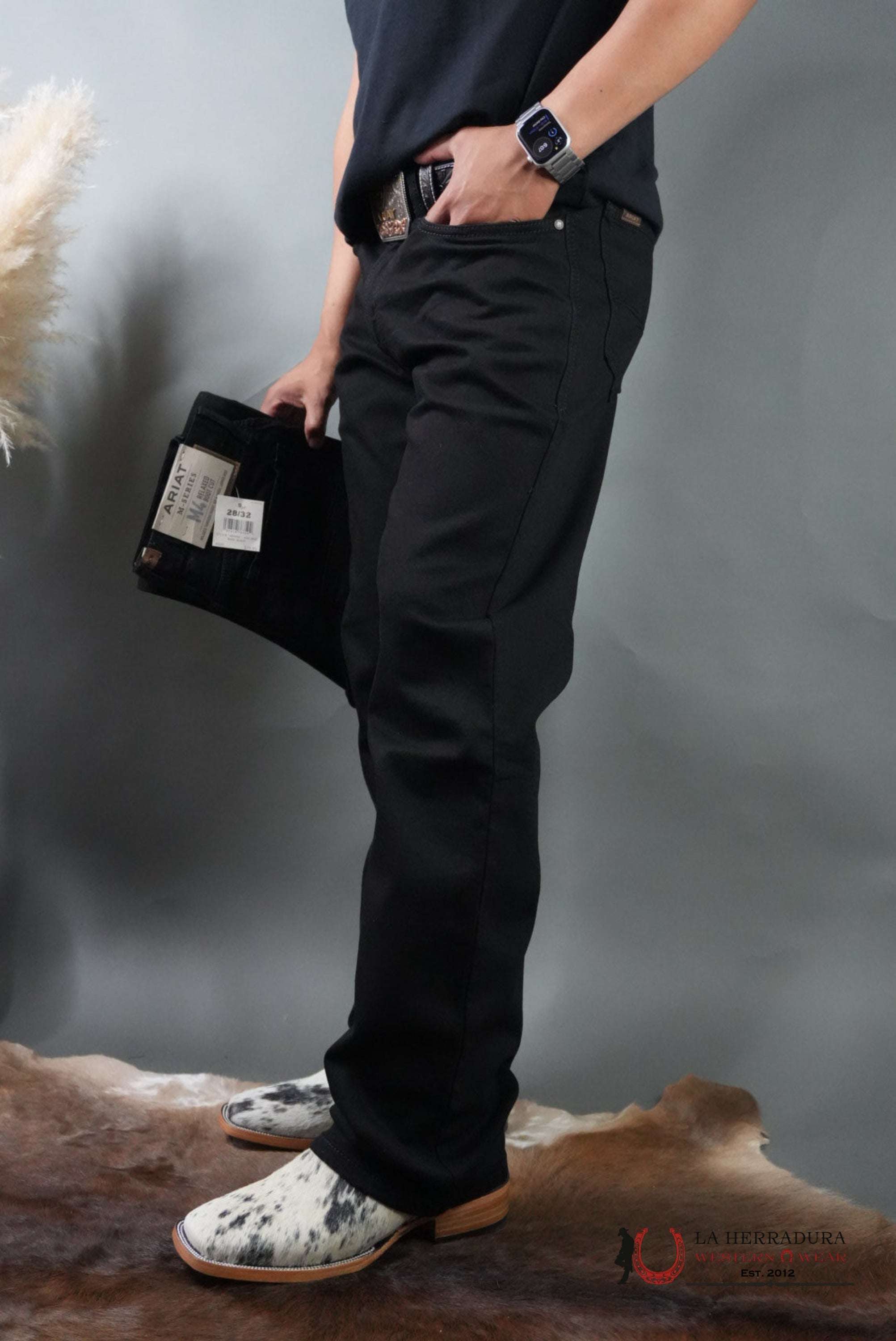 Ariat M4 Men’s Relaxed Bootcut Black Jeans - 0592 ARIAT JEANS