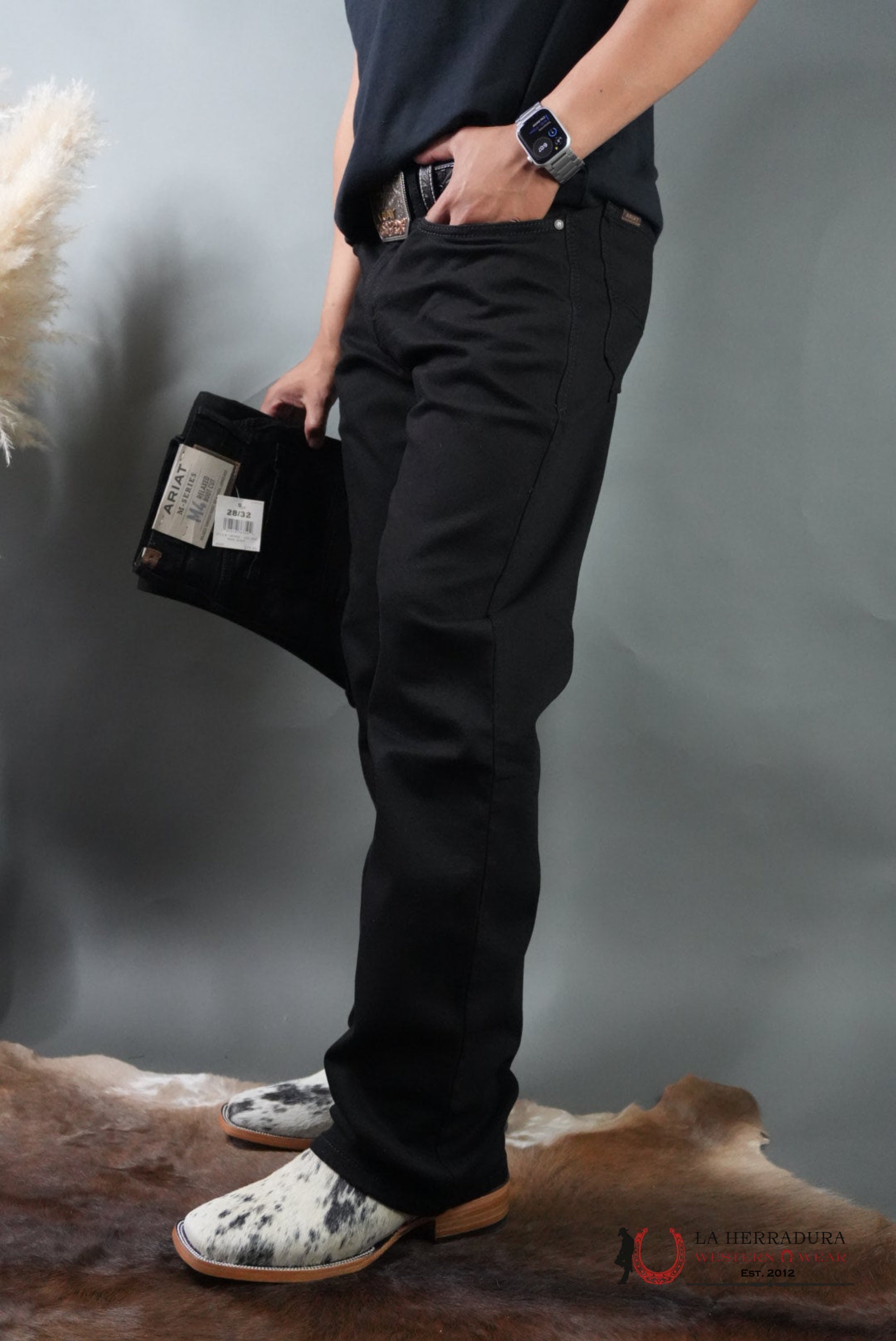 Ariat M4 Men’s Relaxed Bootcut Black Jeans - 0592 ARIAT JEANS