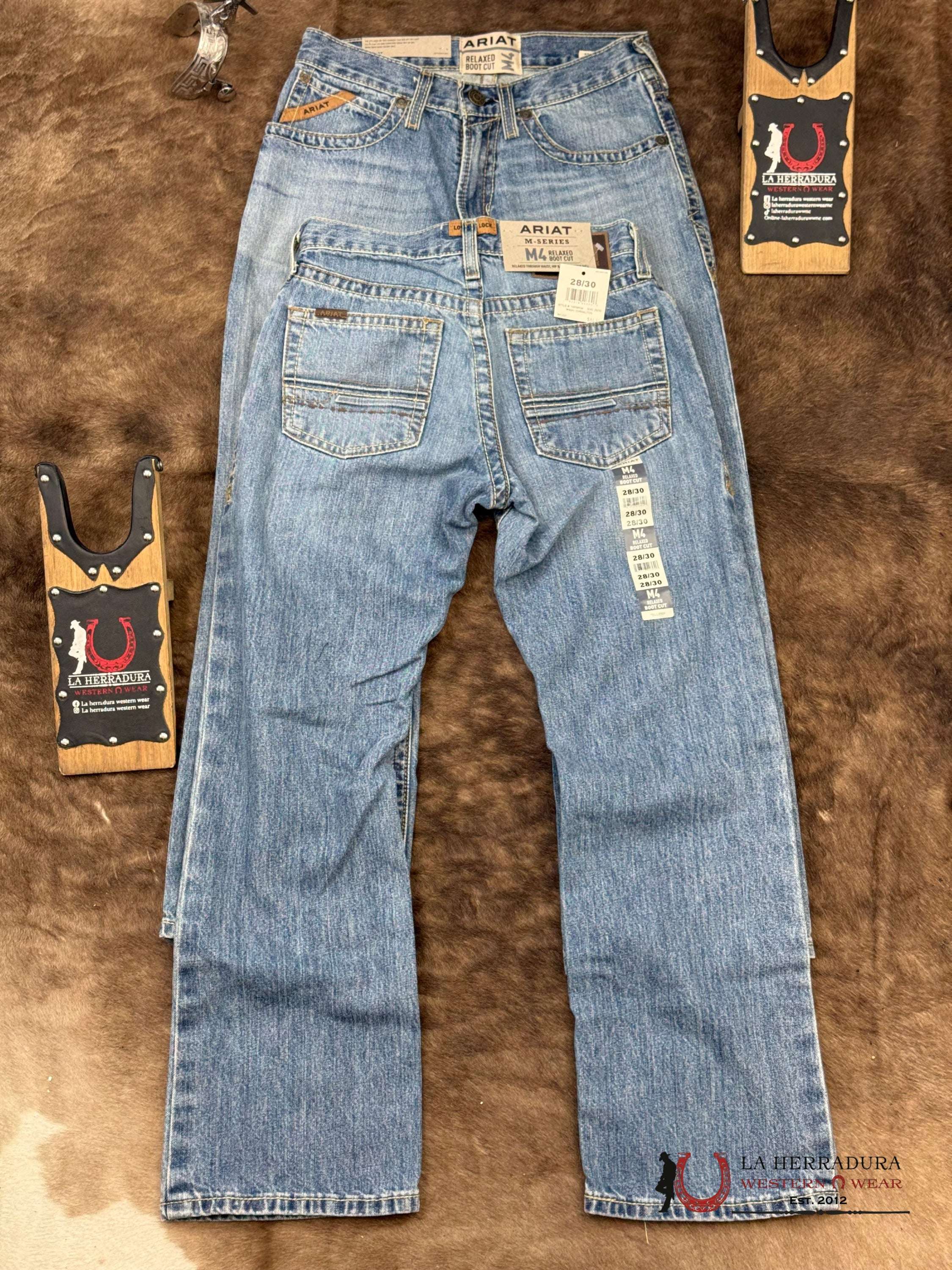 ARIAT MEN JEAN M4 Relaxed Boot Cut Corralitos - 8936 ARIAT JEANS