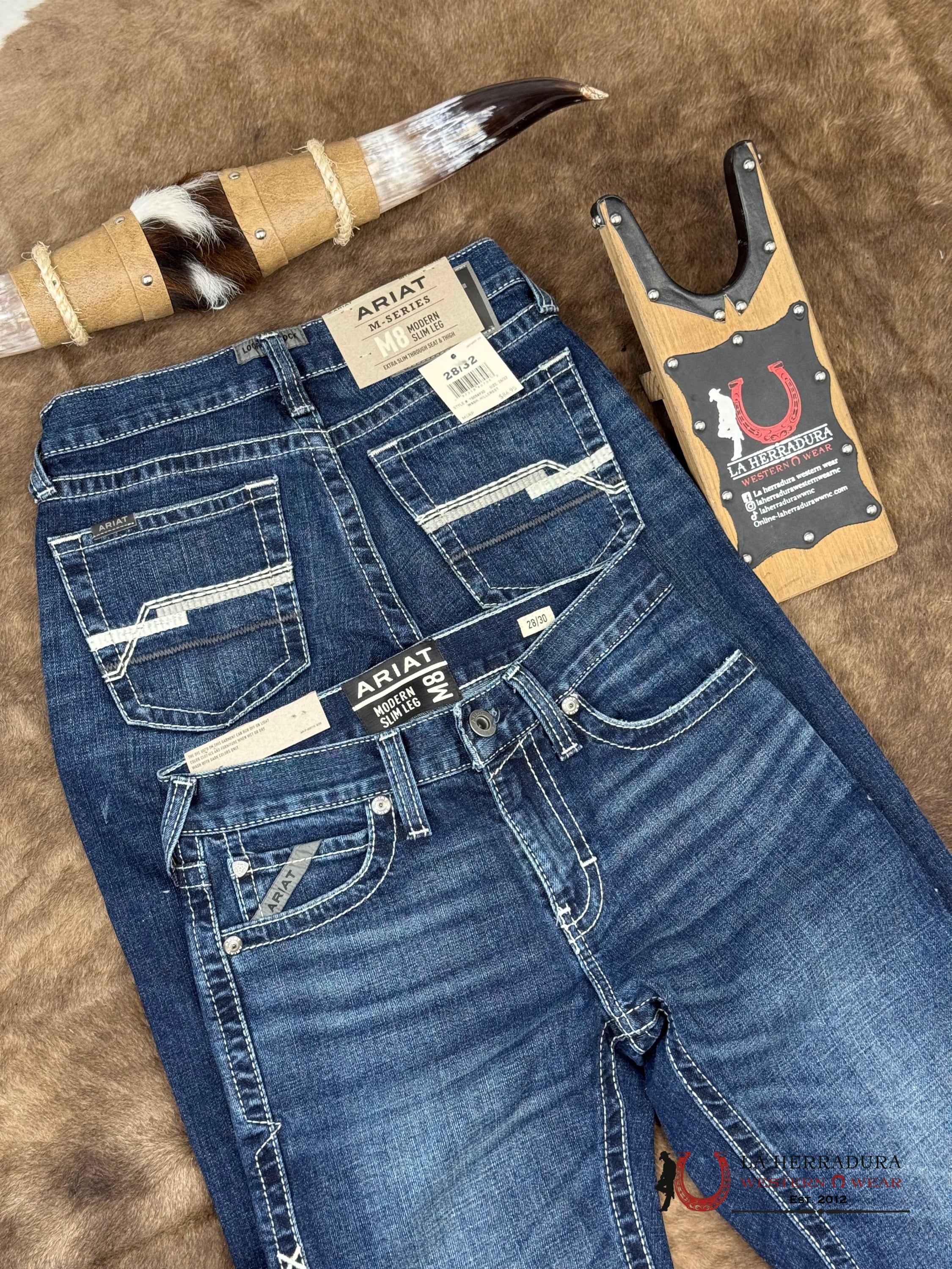 ARIAT MEN JEAN M8 Modern Slim Leg Hillcrest - 8930 ARIAT JEANS