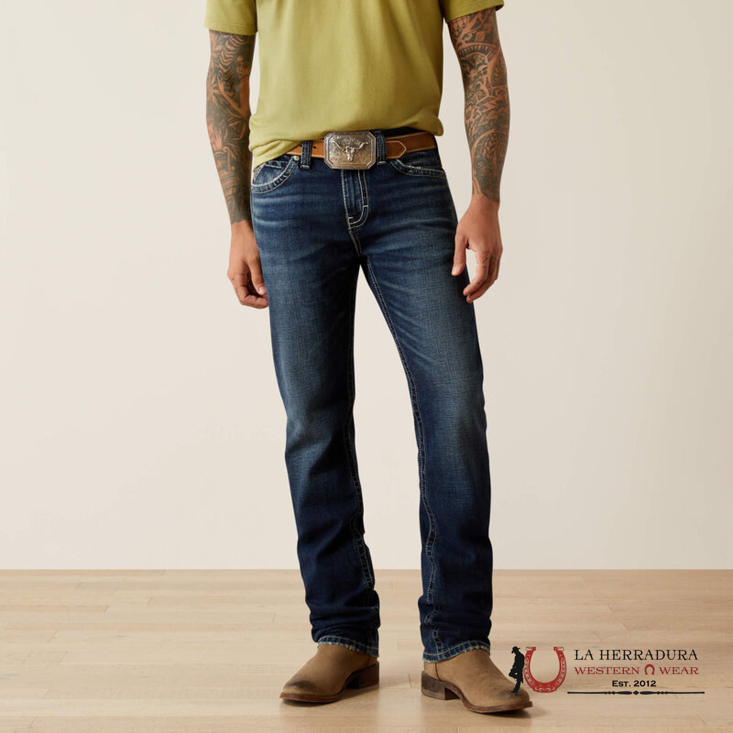 ARIAT MEN JEAN M8 Modern Slim Leg Hillcrest - 10058930 ARIAT JEANS