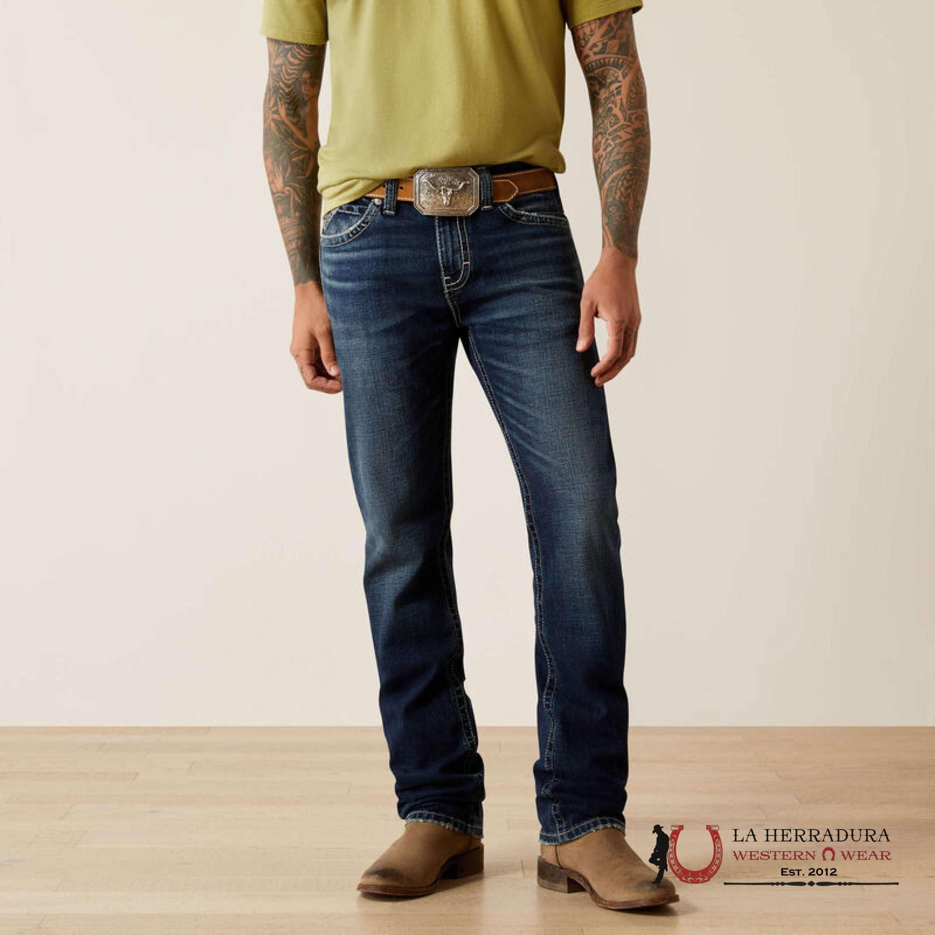ARIAT MEN JEAN M8 Modern Slim Leg Hillcrest - 10058930 ARIAT JEANS