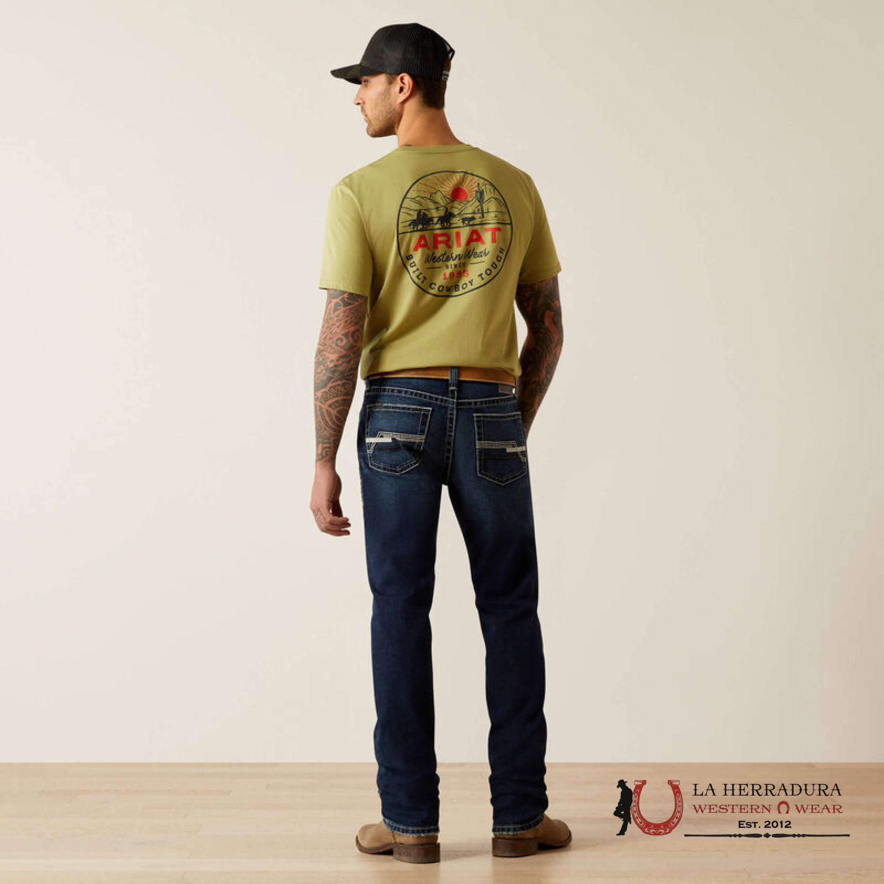 ARIAT MEN JEAN M8 Modern Slim Leg Hillcrest - 10058930 ARIAT JEANS