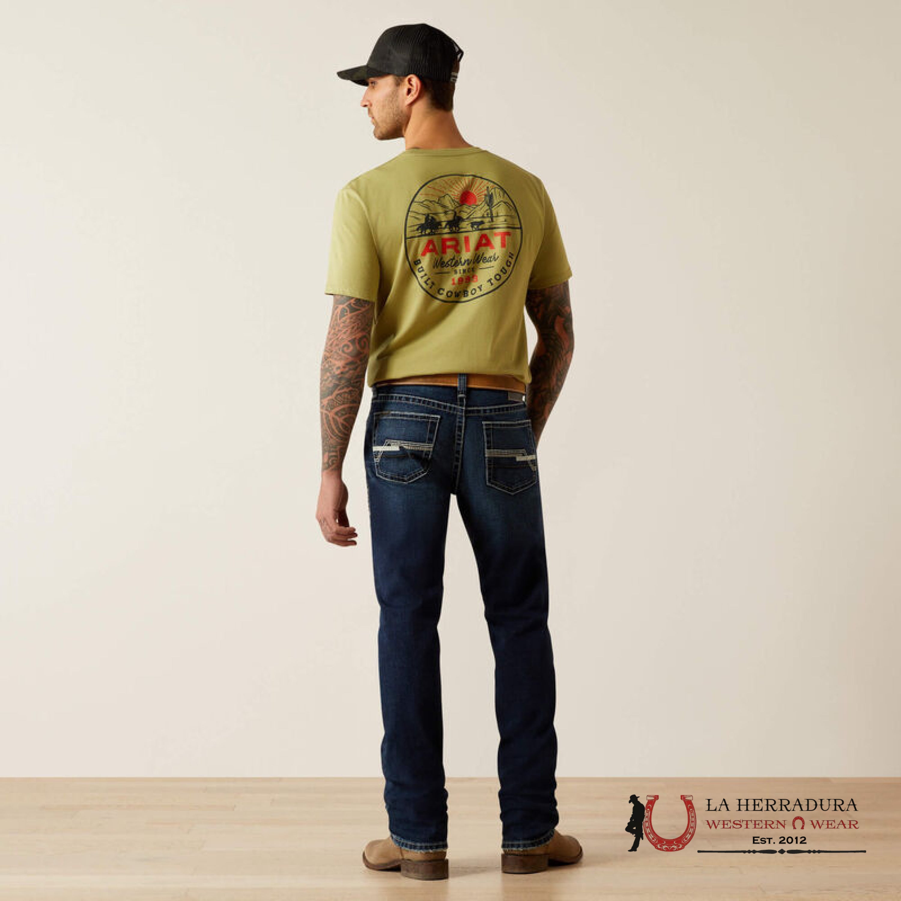 ARIAT MEN JEAN M8 Modern Slim Leg Hillcrest - 10058930 ARIAT JEANS