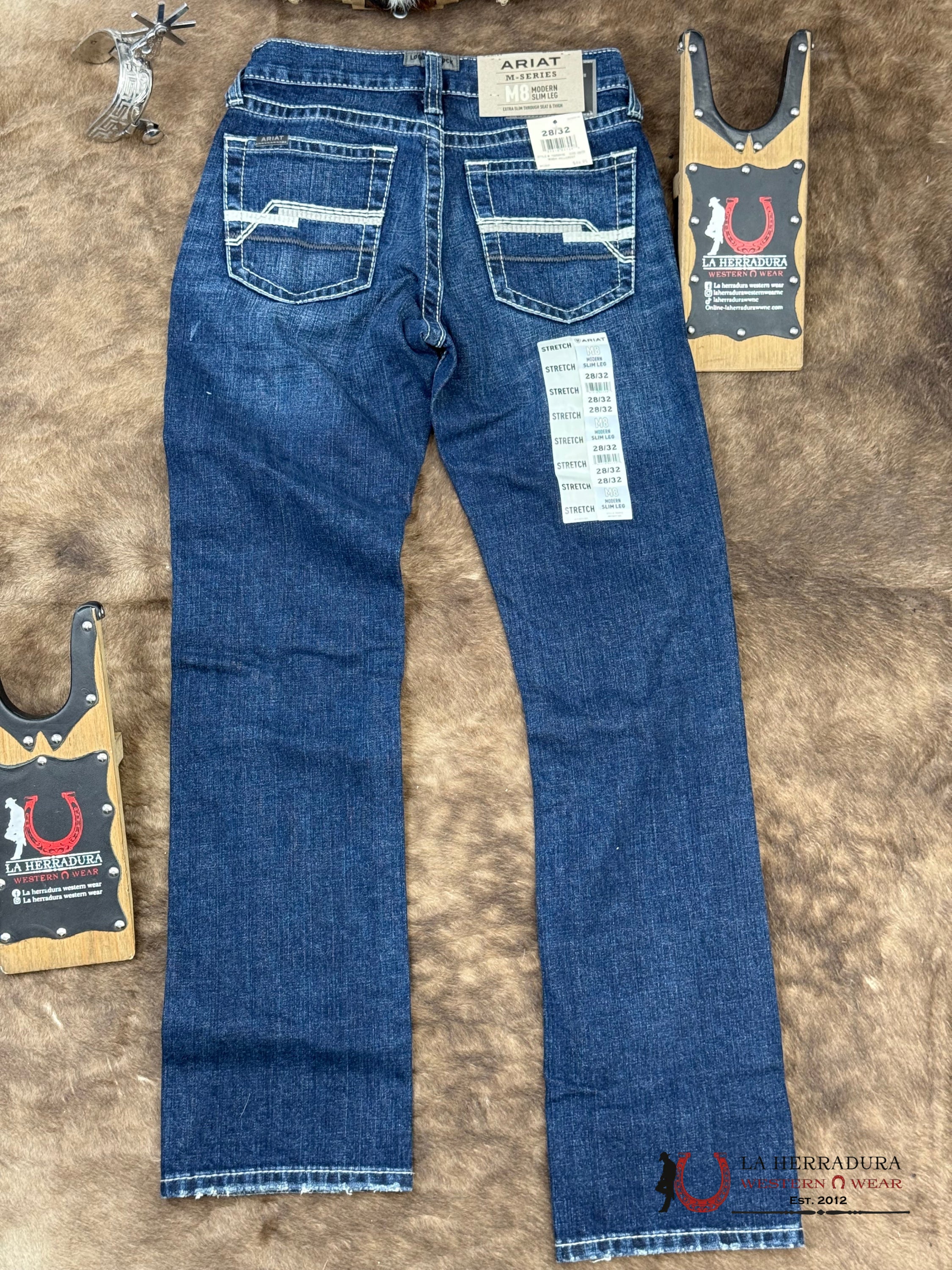 ARIAT MEN JEAN M8 Modern Slim Leg Hillcrest - 8930 ARIAT JEANS