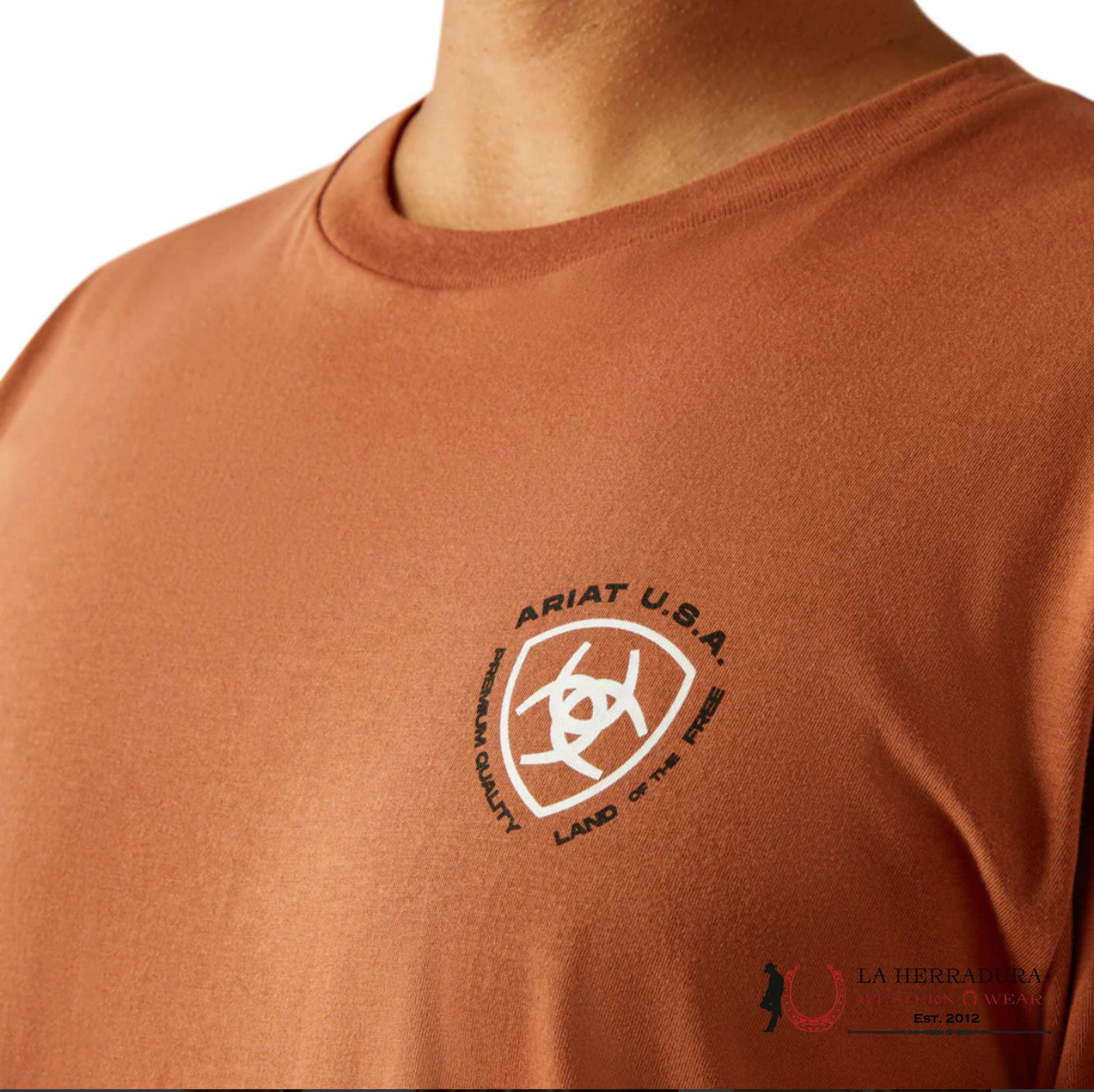ARIAT MEN T-SHIRT LOFT SIMPLE SEAL 10058887 ROPA HOMBRES