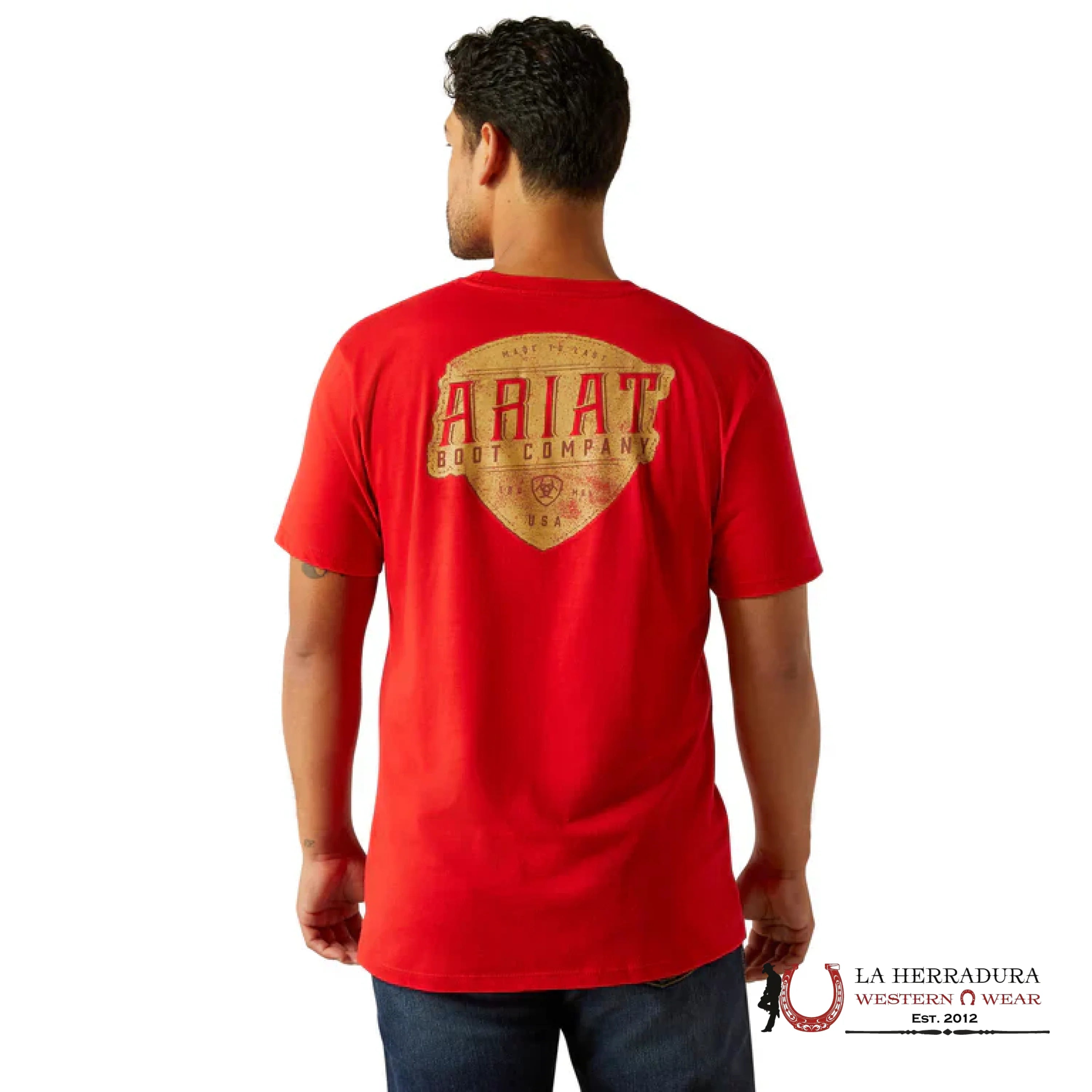 ARIAT MEN T-SHIRT RED REDKINE 10058884 ROPA HOMBRES