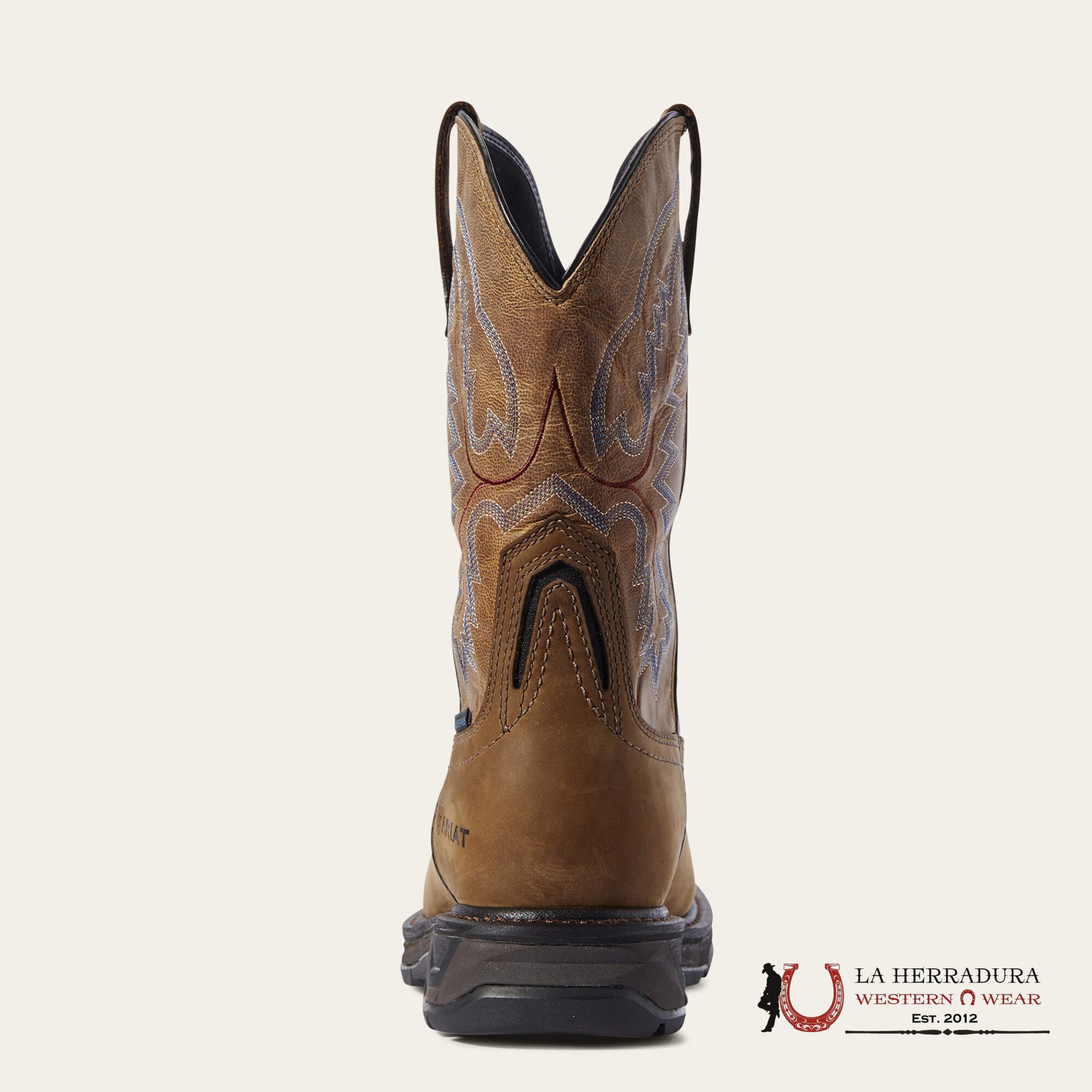 ARIAT MEN WORK BOOT H20 CARBON TOE DISTRESSED BRIEN BRAVO WIDE SQUARE TOE WATERPROOF 10031483