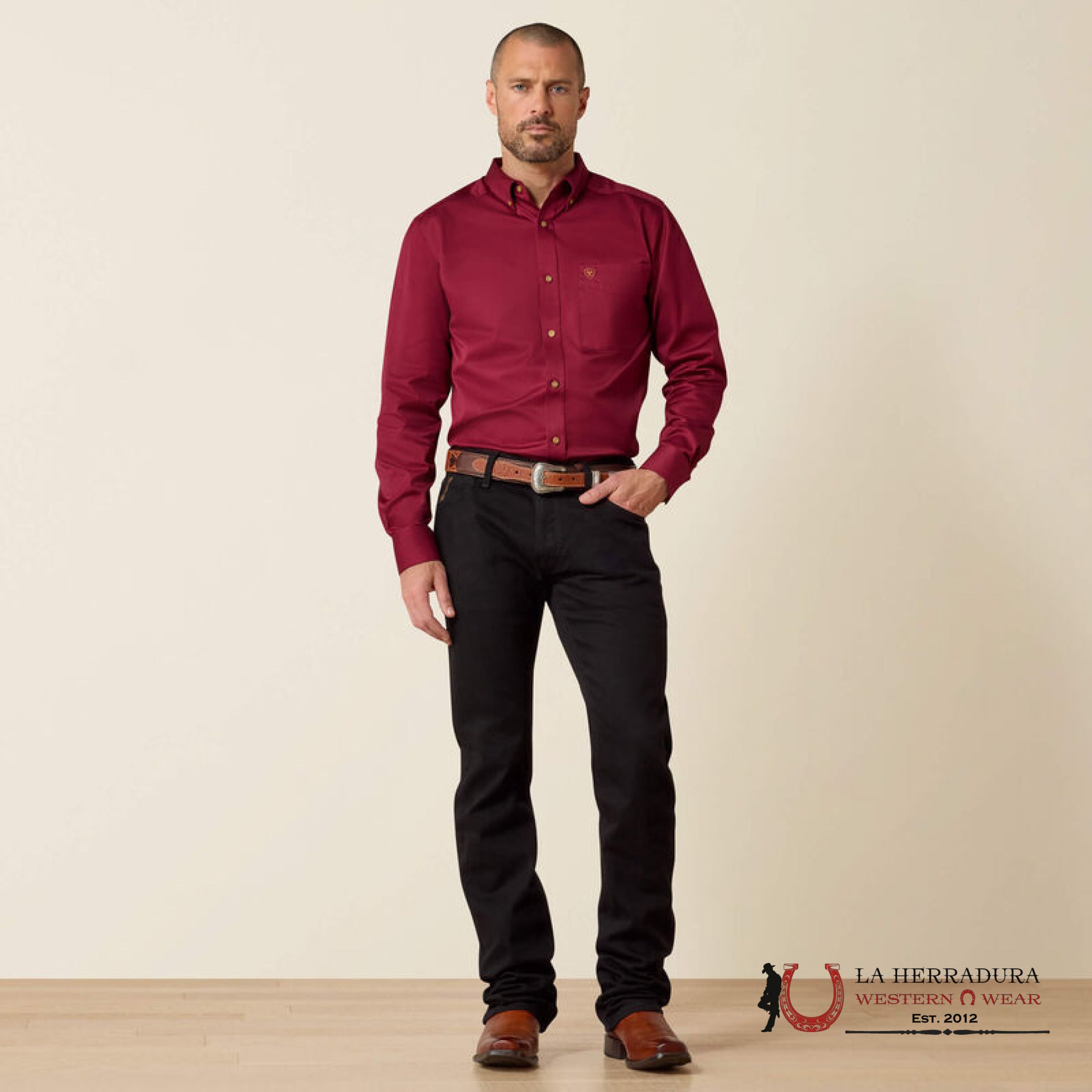 ARIAT MENS BLACK M7 SLIM FIT STRAIGHT LEG JEANS 10037890 ARIAT JEANS