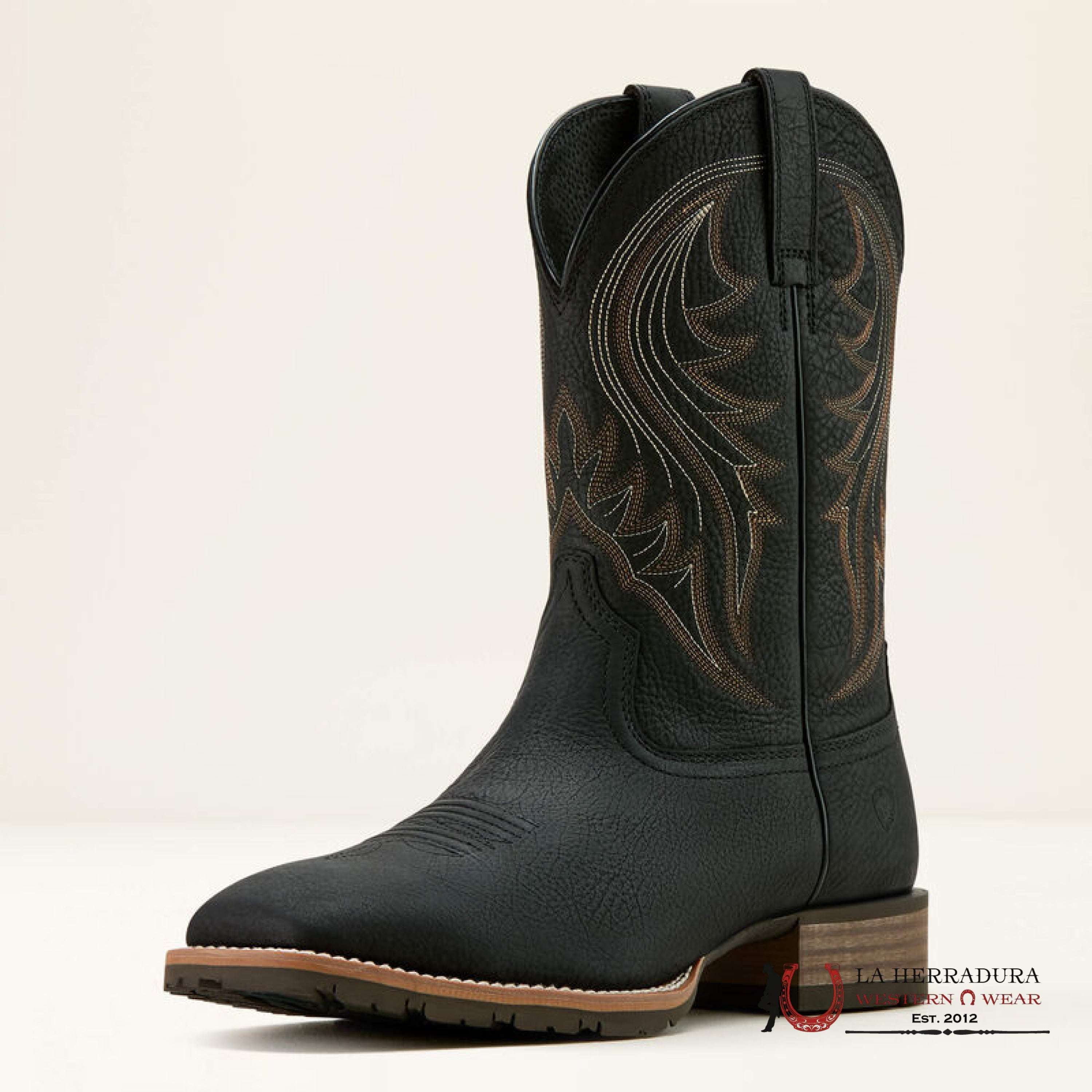 ARIAT MENS BOOT HYBRID RANCER JASPER BLACK - 1277 BOTAS HOMBRES