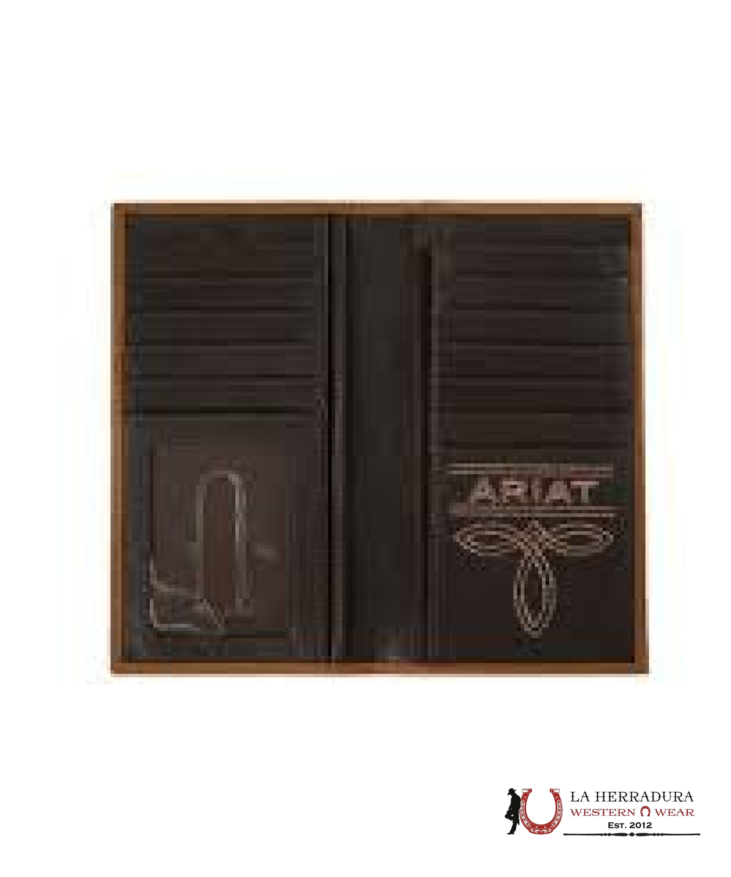 ARIAT MENS BROWN HAND TOOLED RODEO WALLET- A3561244 ACCESORIOS
