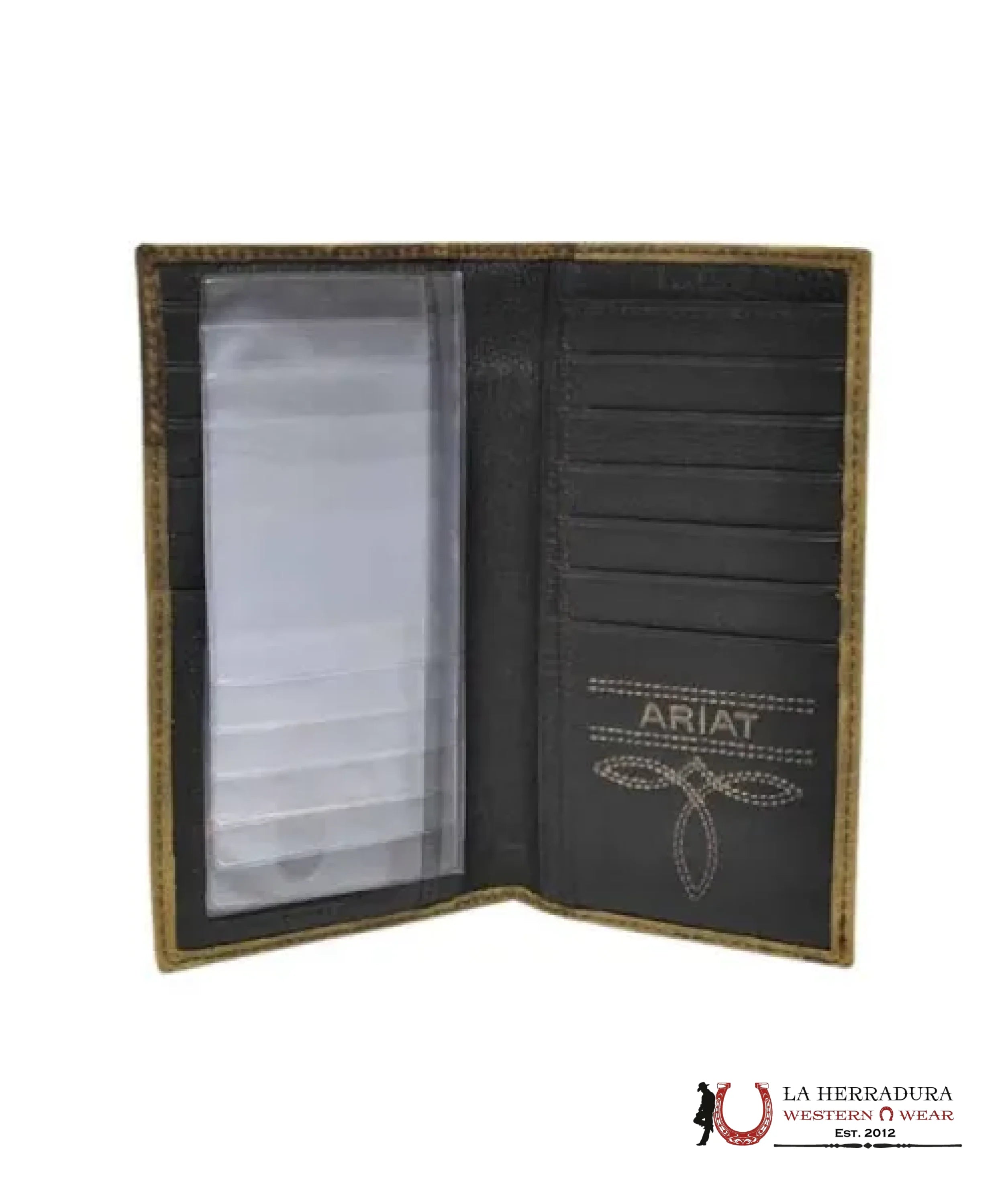 ARIAT MENS BROWN LEATHER RODEO WALLET- A3510844 ACCESORIOS