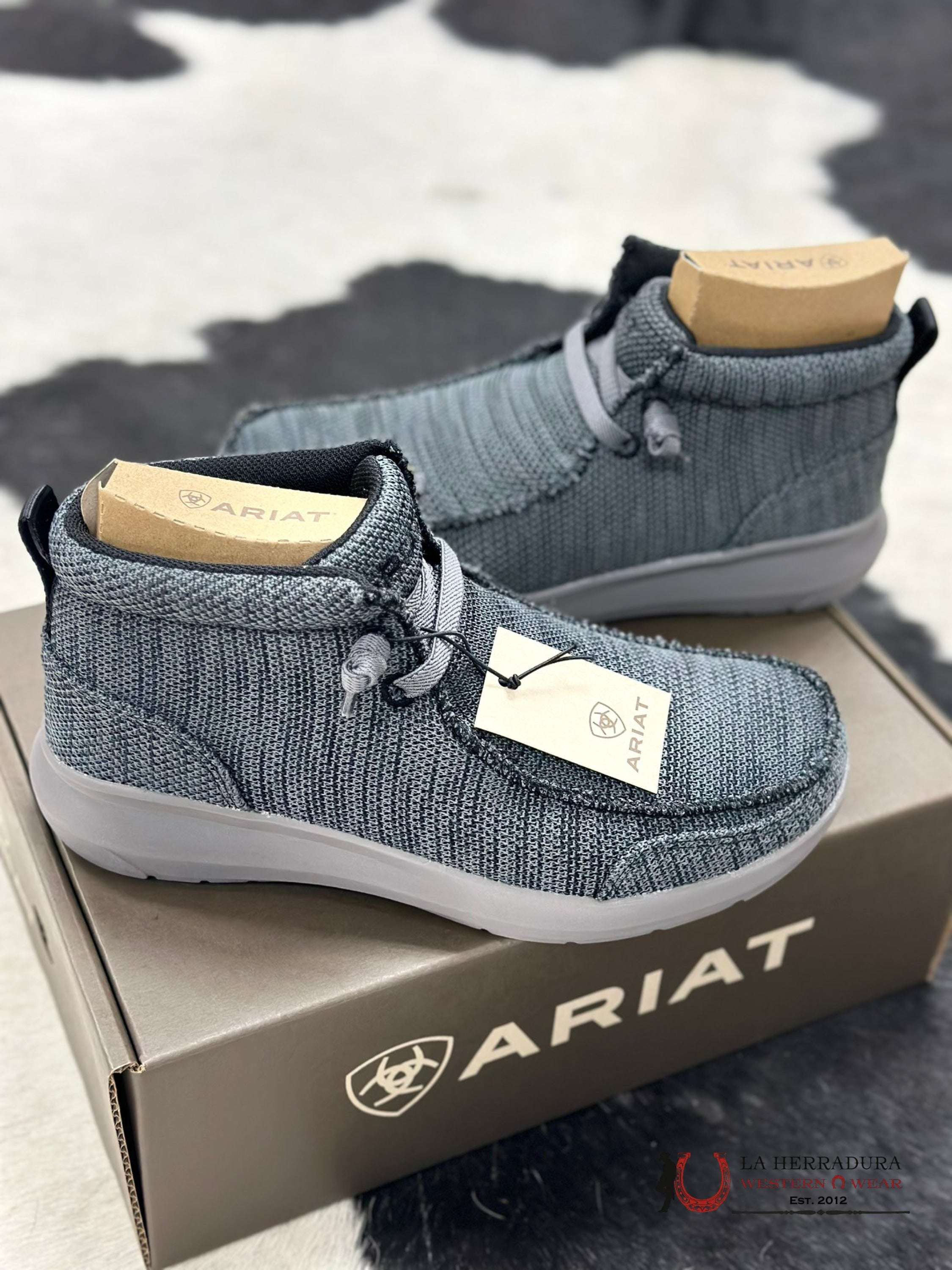 Ariat Mens Hilo Rodeo Heathered Smoke Zapatos Hombres