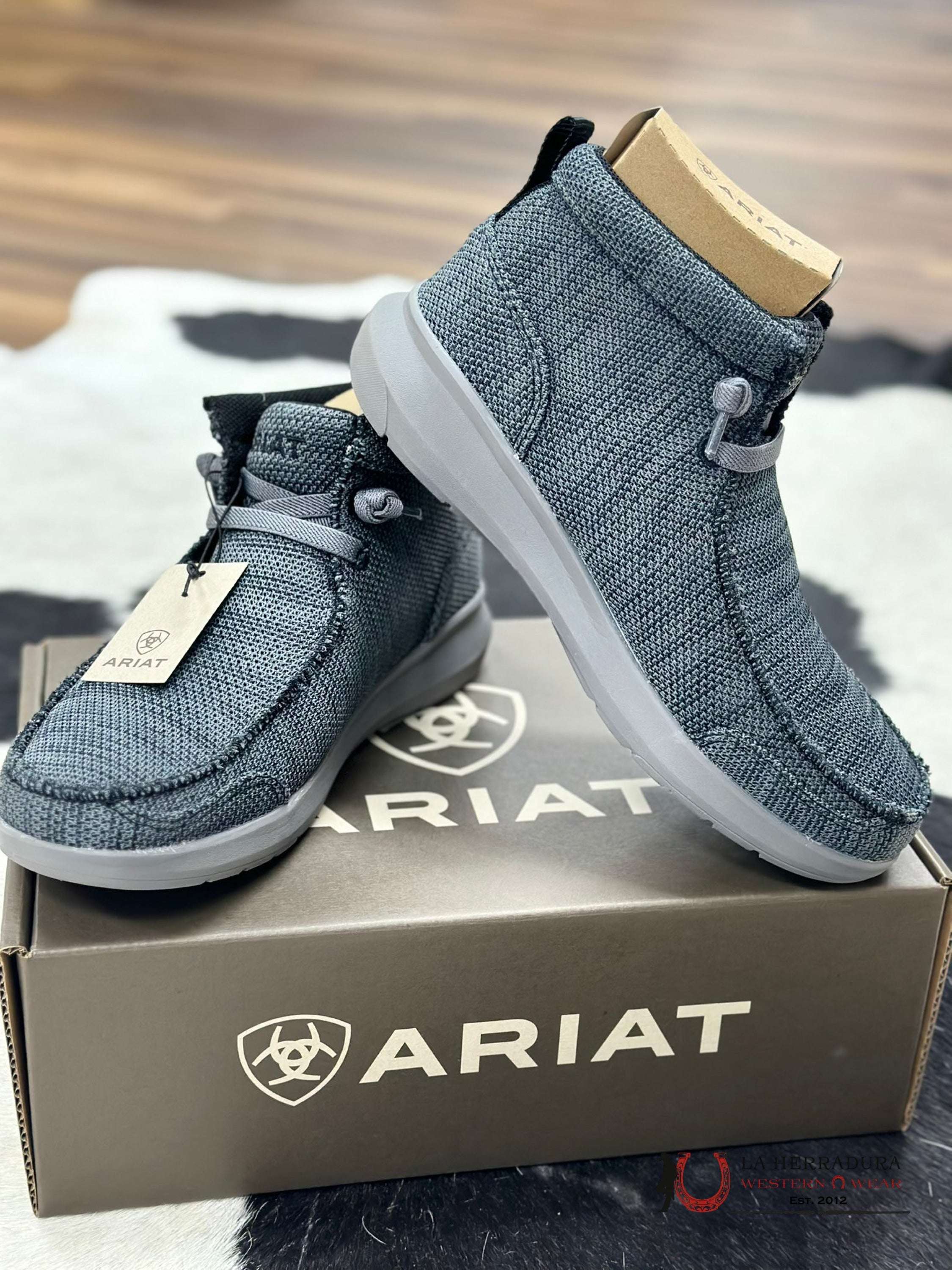 Ariat Mens Hilo Rodeo Heathered Smoke Zapatos Hombres