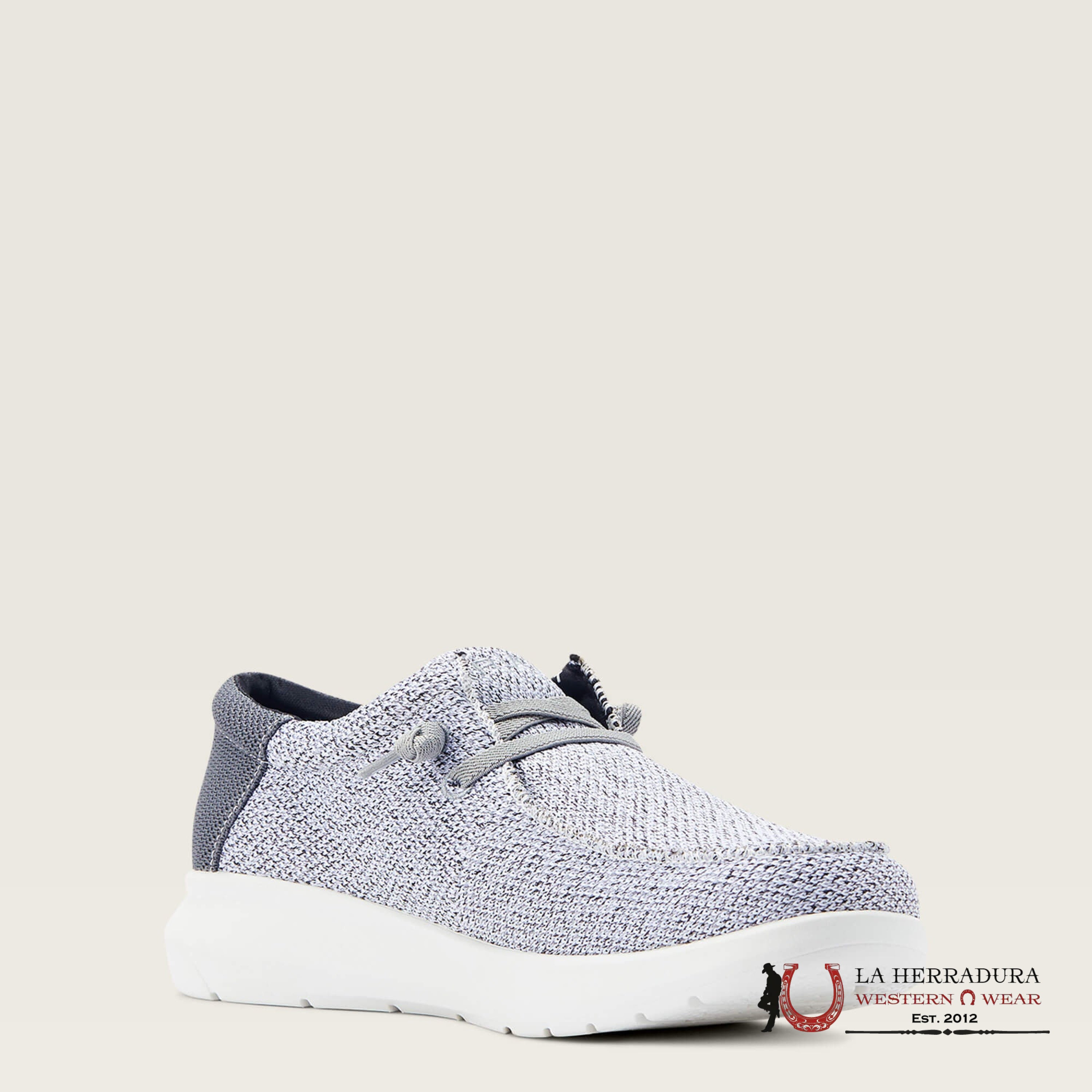 ARIAT MENS HILO STRETCH LACE DISTRESSED WHITE / DARK GREY 10044585 ZAPATOS HOMBRES