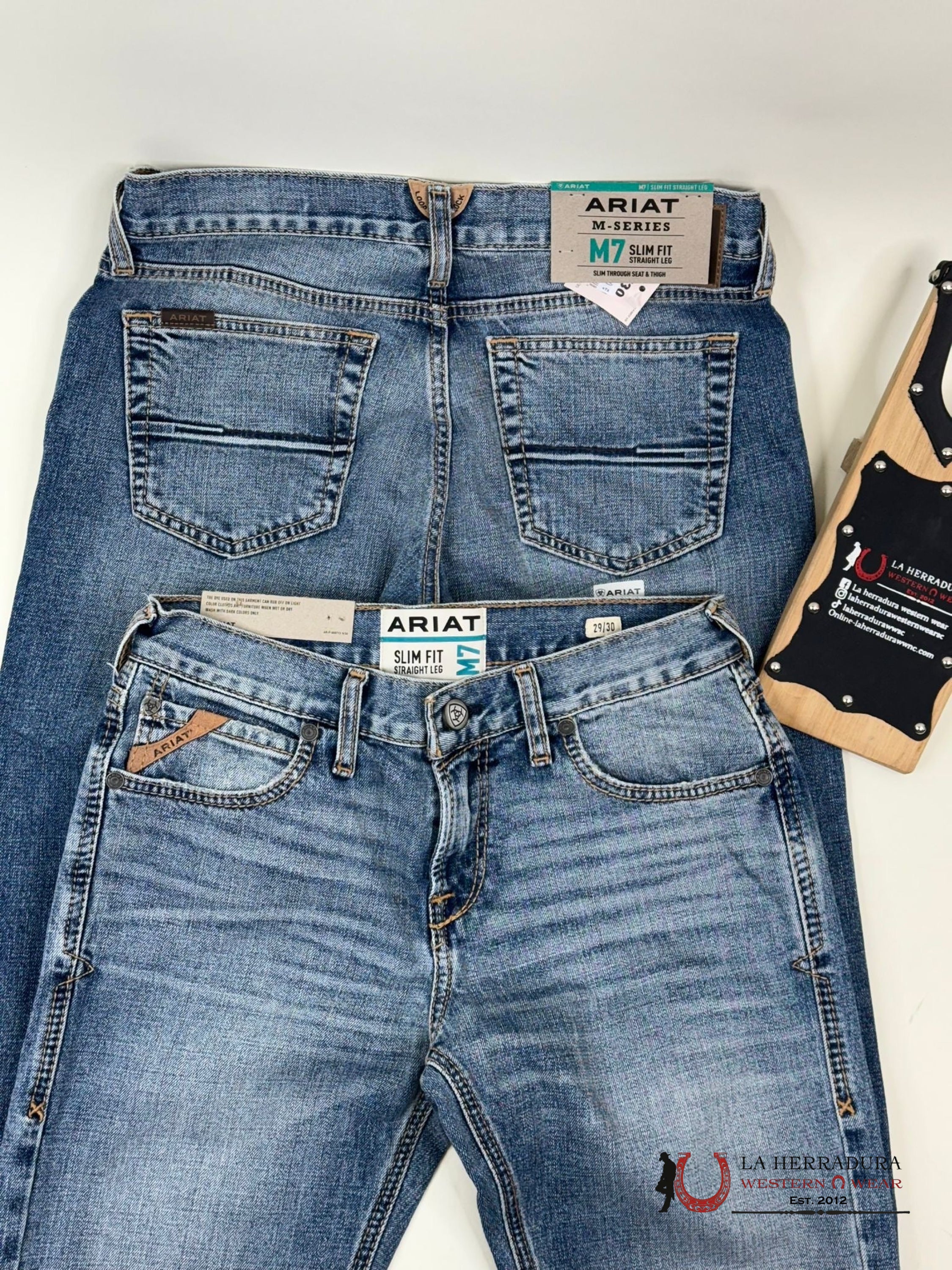 Ariat Mens Jean Baltimore M7 Slim Fit Straght Leg Jeans