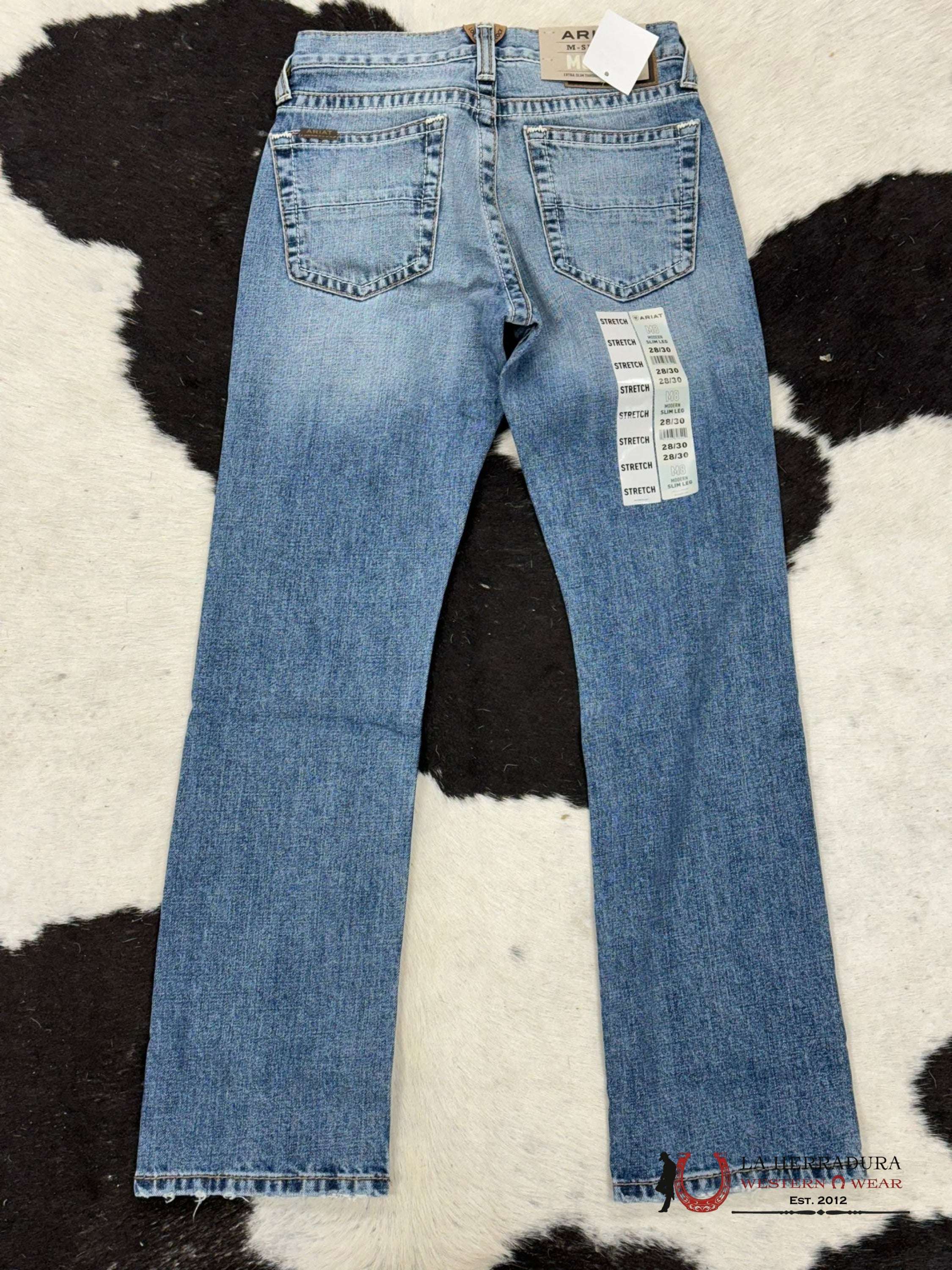 Ariat Mens Jean Baltmore M8 Modern Fit Slim Leg Jeans
