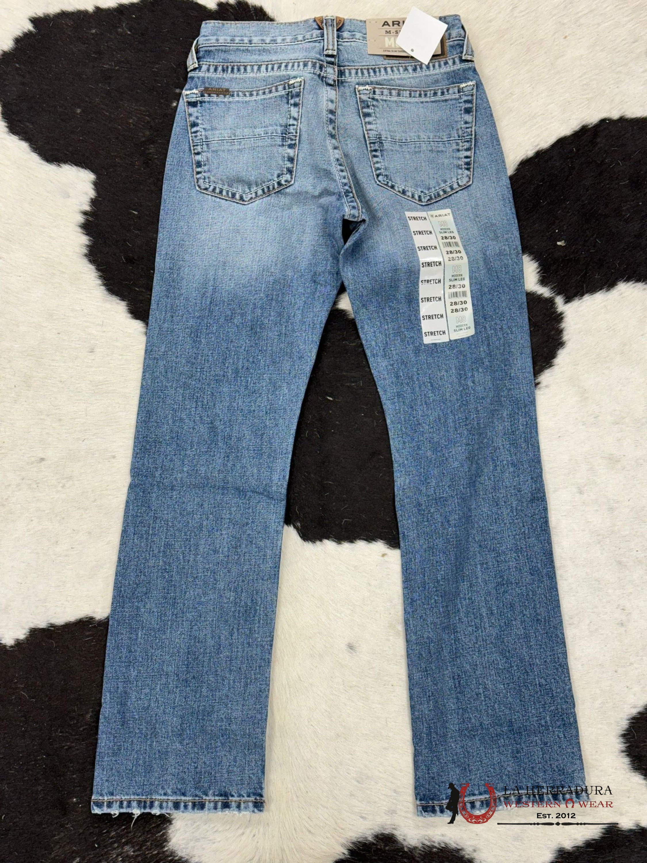 Ariat Mens Jean Baltmore M8 Modern Fit Slim Leg Jeans