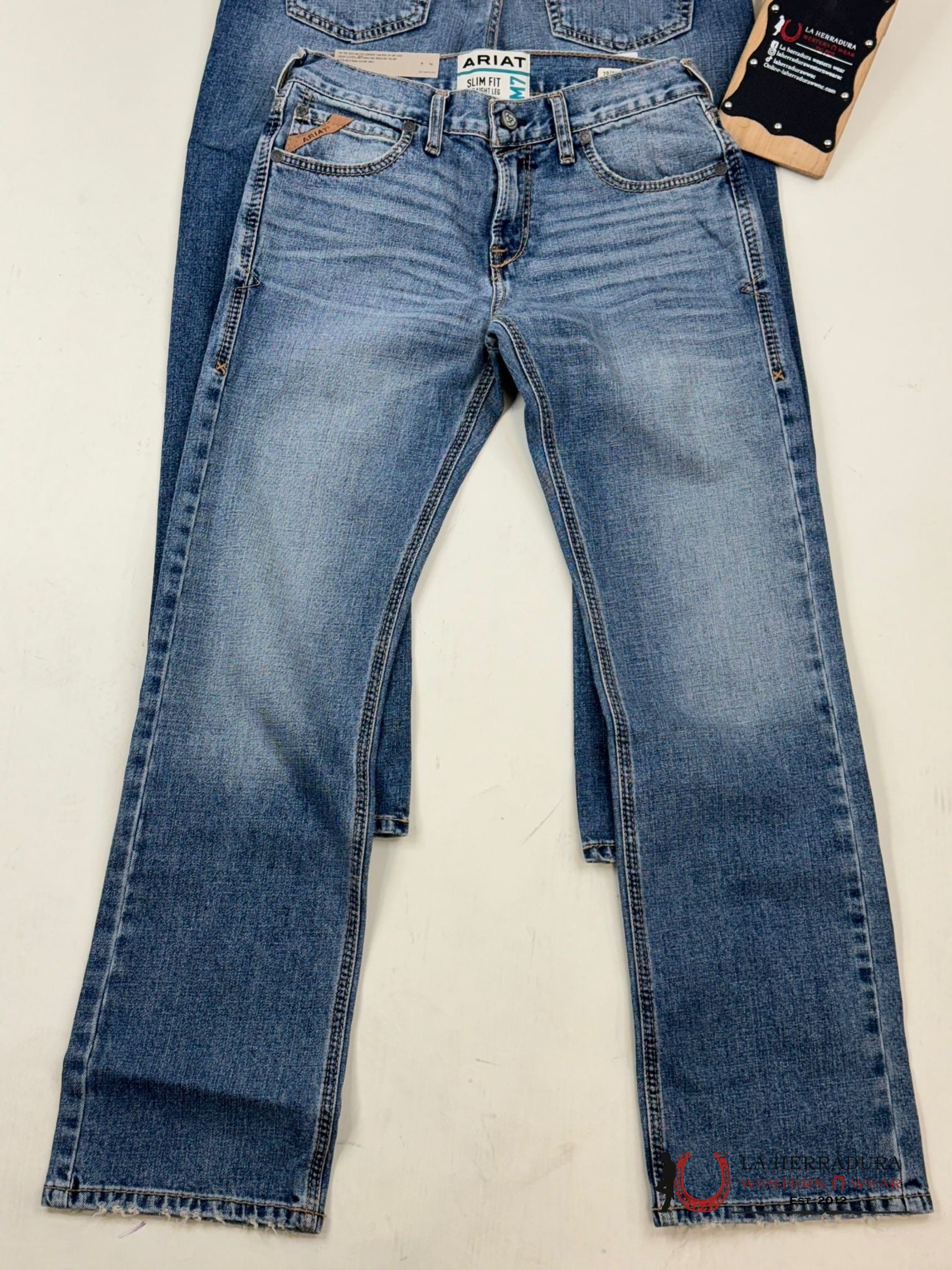 Ariat Mens Jean Bannack M8 Modern Fit Slim Leg Jeans