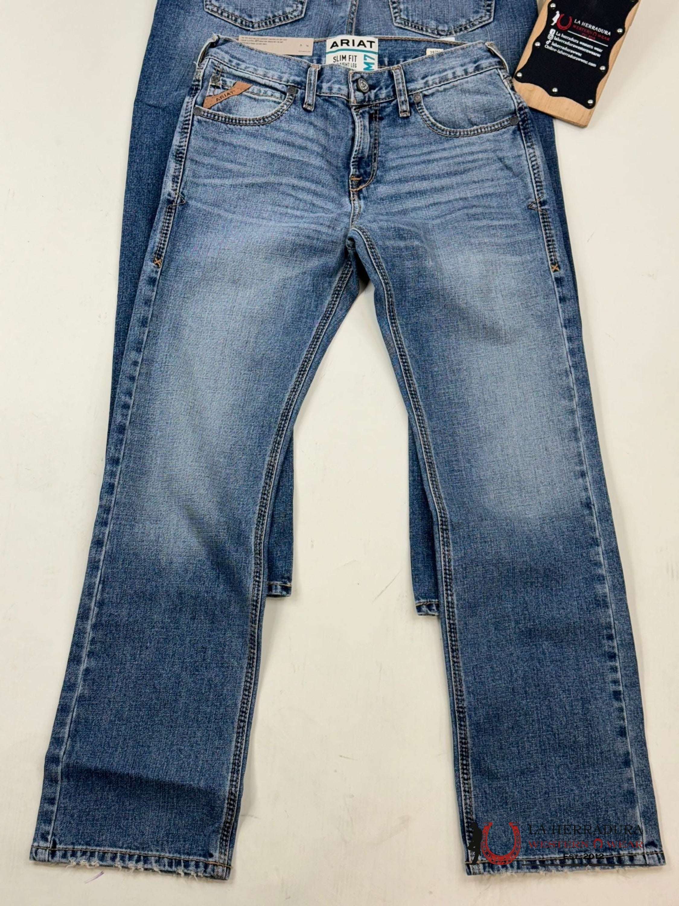 Ariat Mens Jean Bannack M8 Modern Fit Slim Leg Jeans