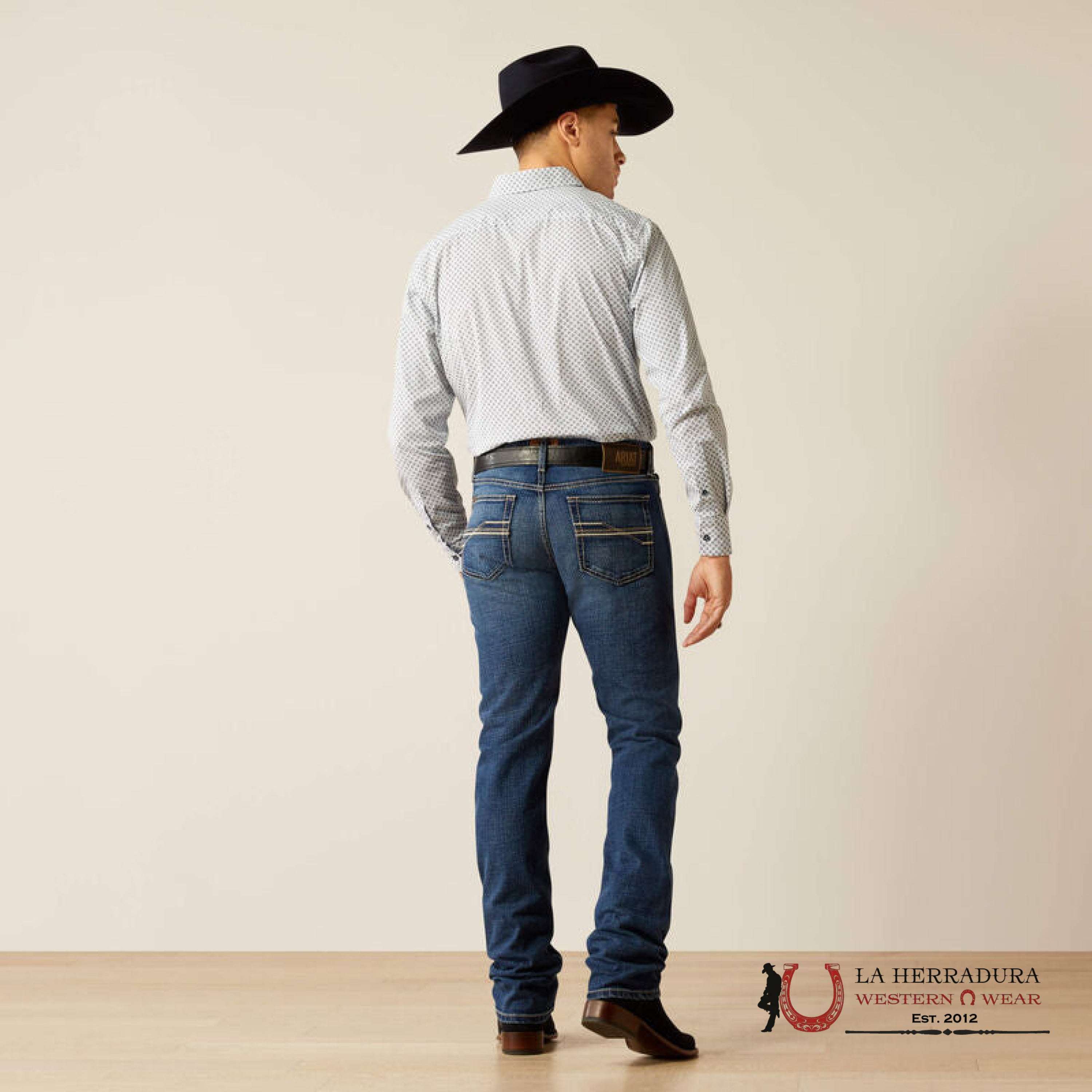 Ariat Mens Jean Champ M8 Modern Fit Slim Leg Jeans