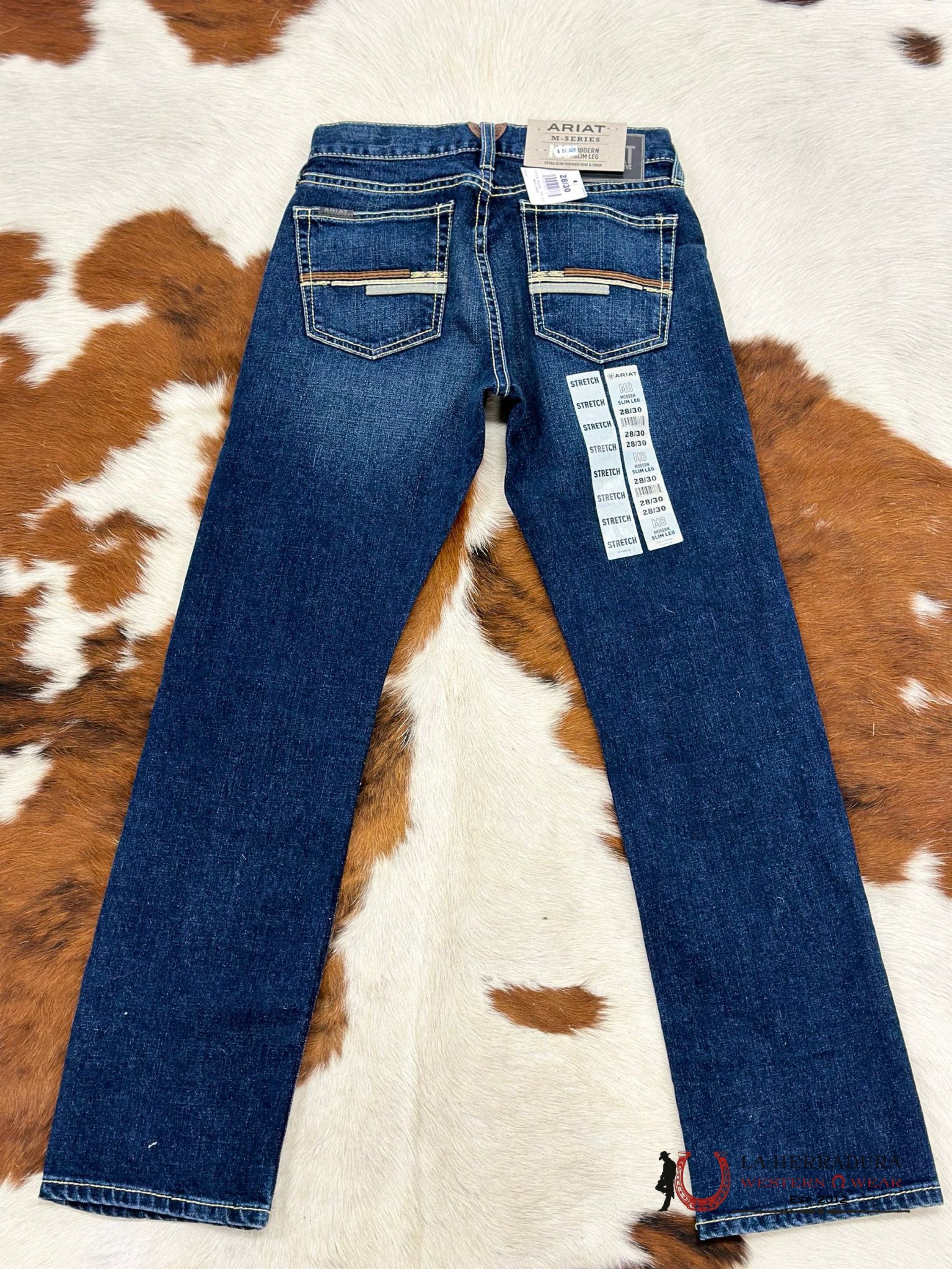 Ariat Mens Jean Drake M8 Modern Fit Slim Leg Jeans