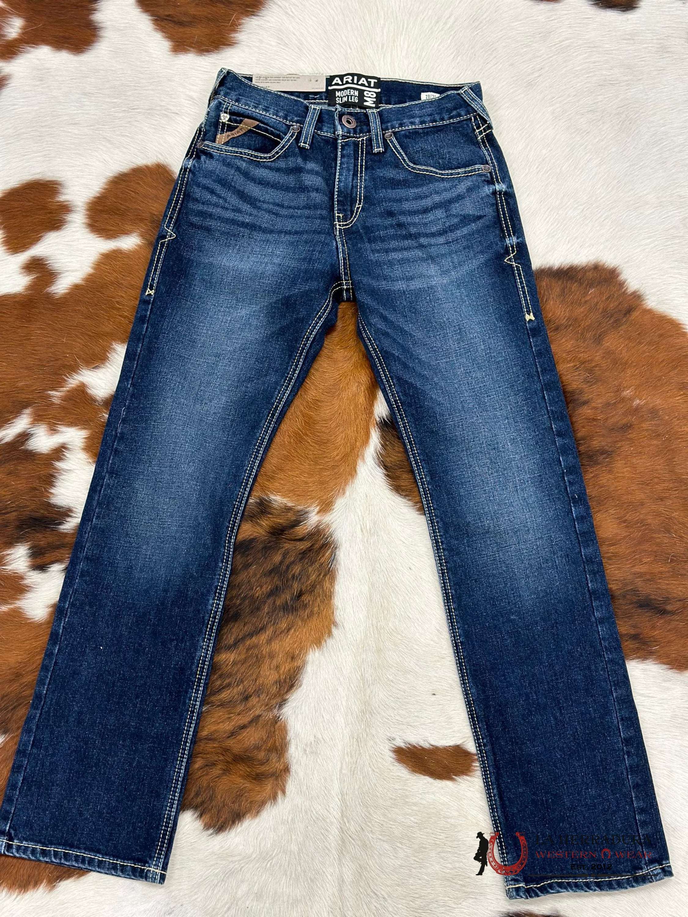 Ariat Mens Jean Drake M8 Modern Fit Slim Leg Jeans