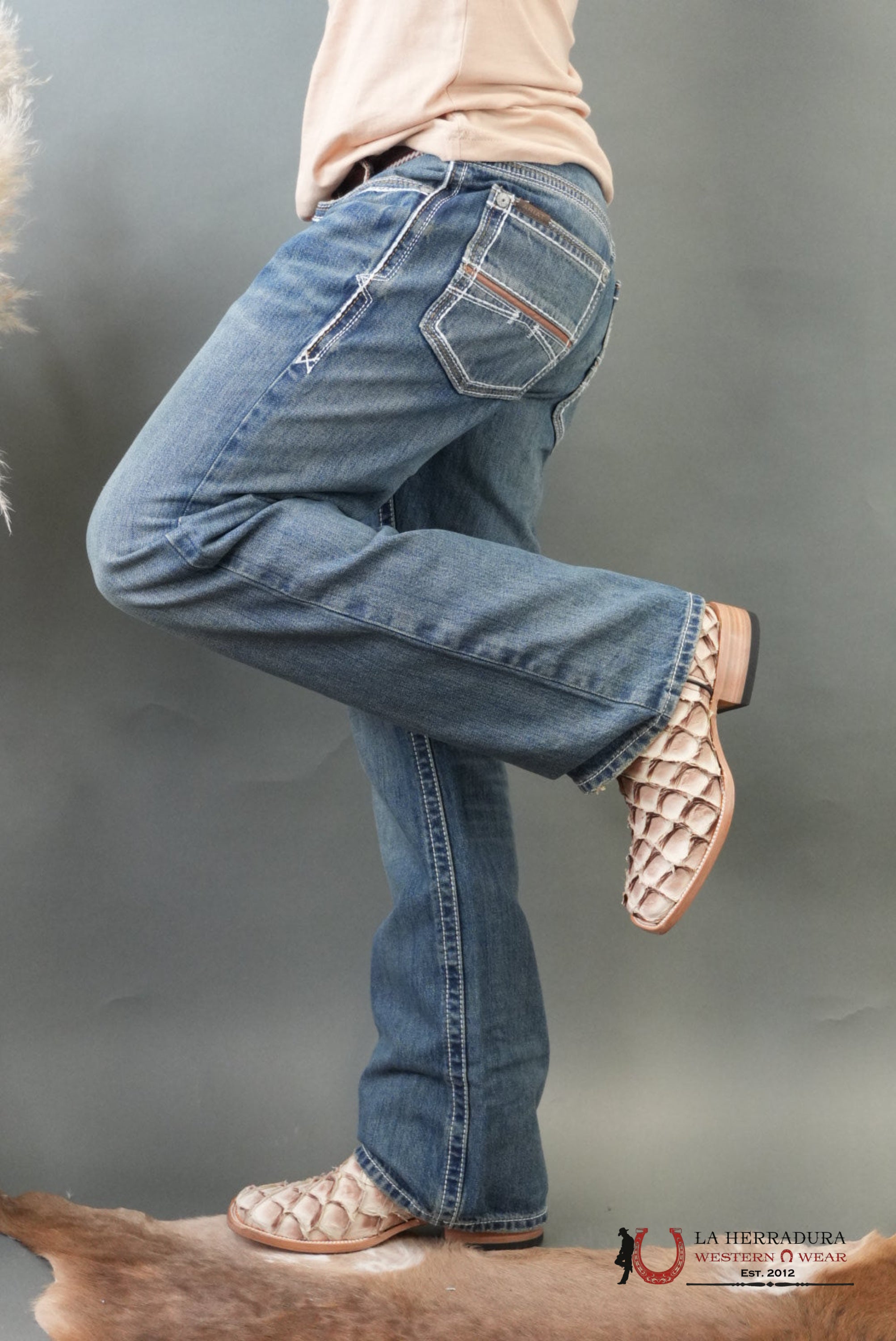 ARIAT MENS JEAN DURANGO M4 RELAXED FIT BOOT CUT ARIAT JEANS