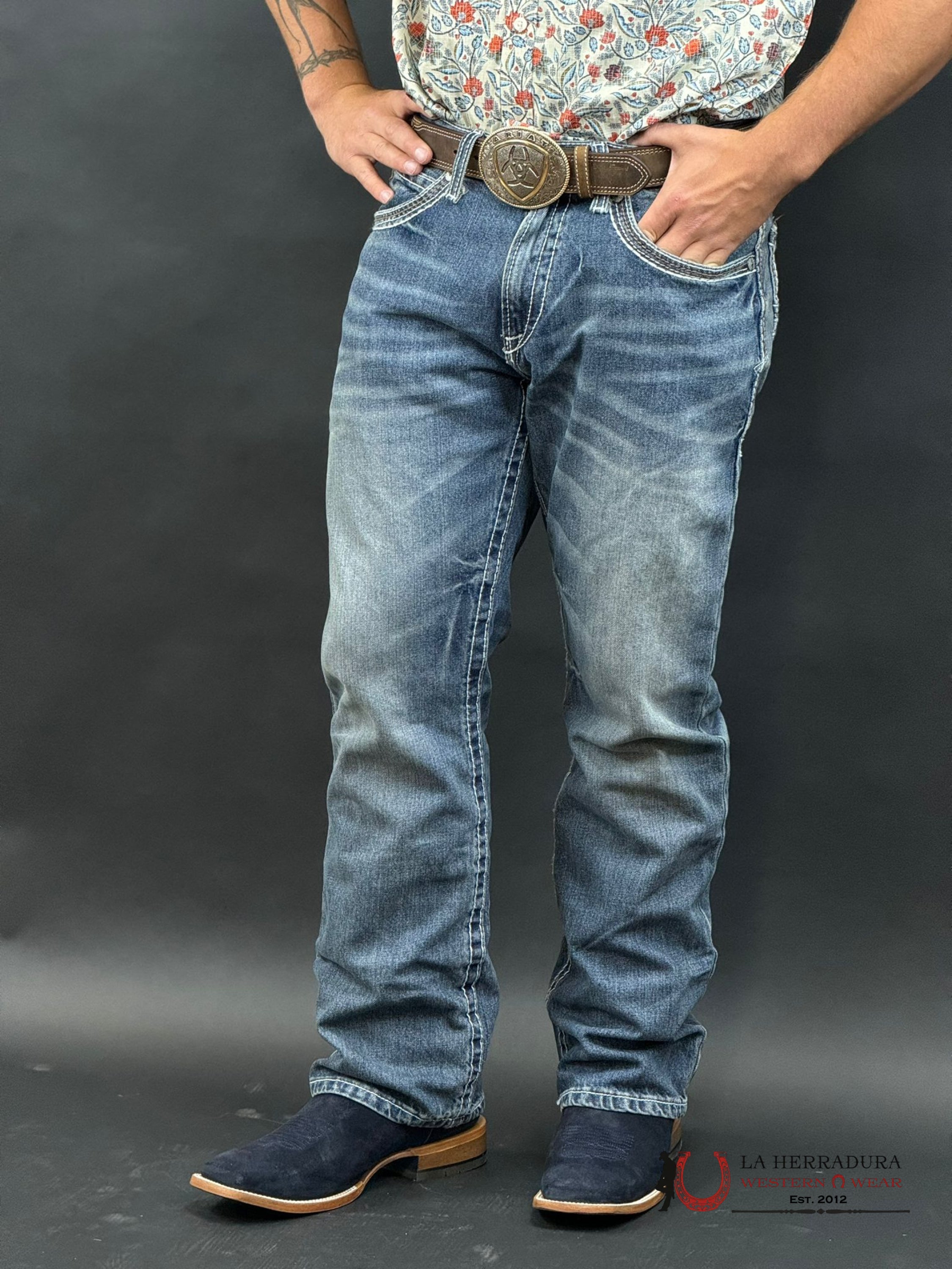 Ariat Mens Jean Durango M4 Relaxed Fit Boot Cut Jeans