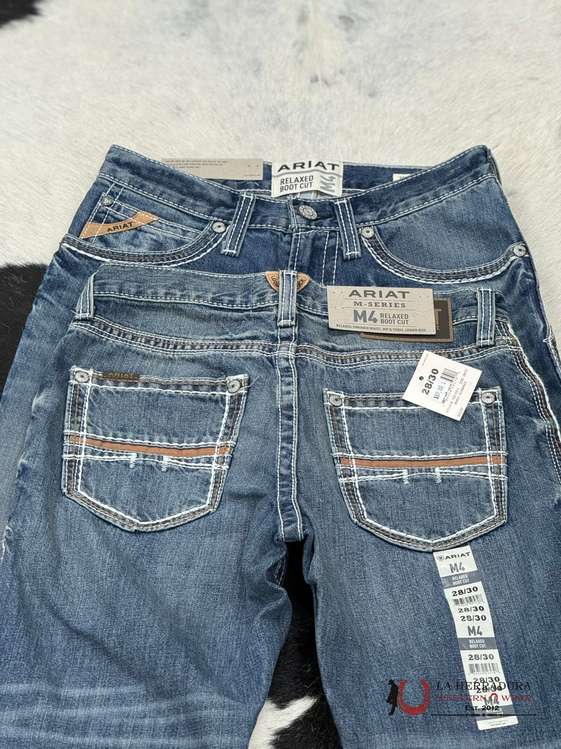 Ariat Mens Jean Durango M4 Relaxed Fit Boot Cut Jeans