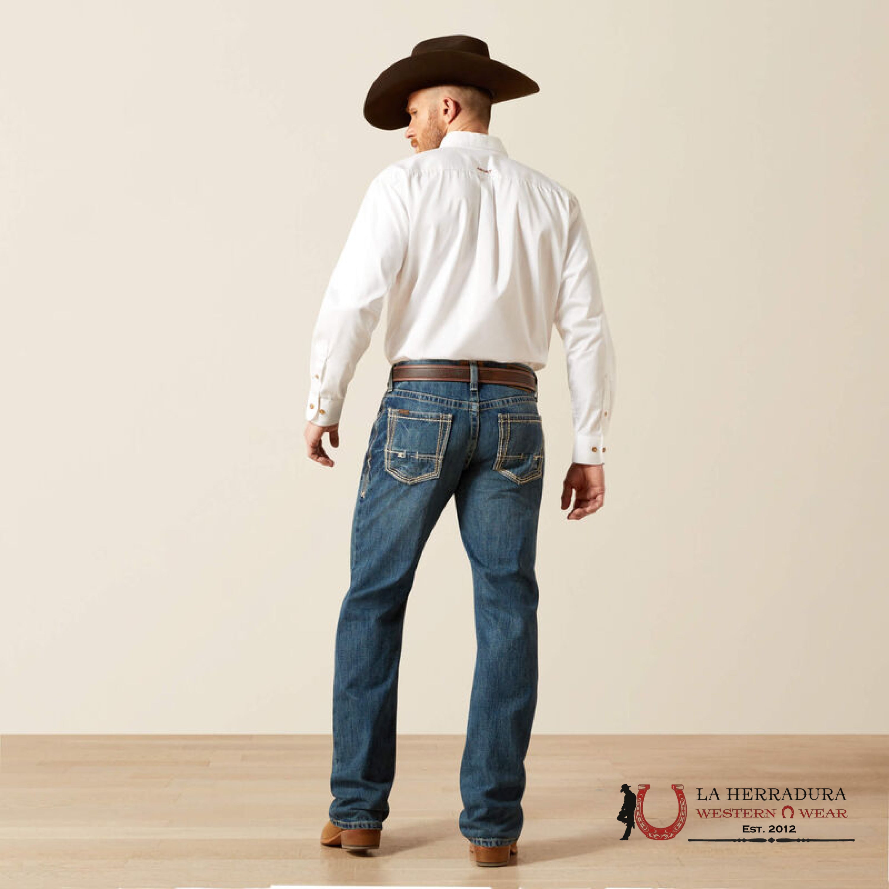 ARIAT MENS JEAN GULCH M4 RELAXED FIT STRAIGHT LEG BOOTCUT- 10012136 ARIAT JEANS