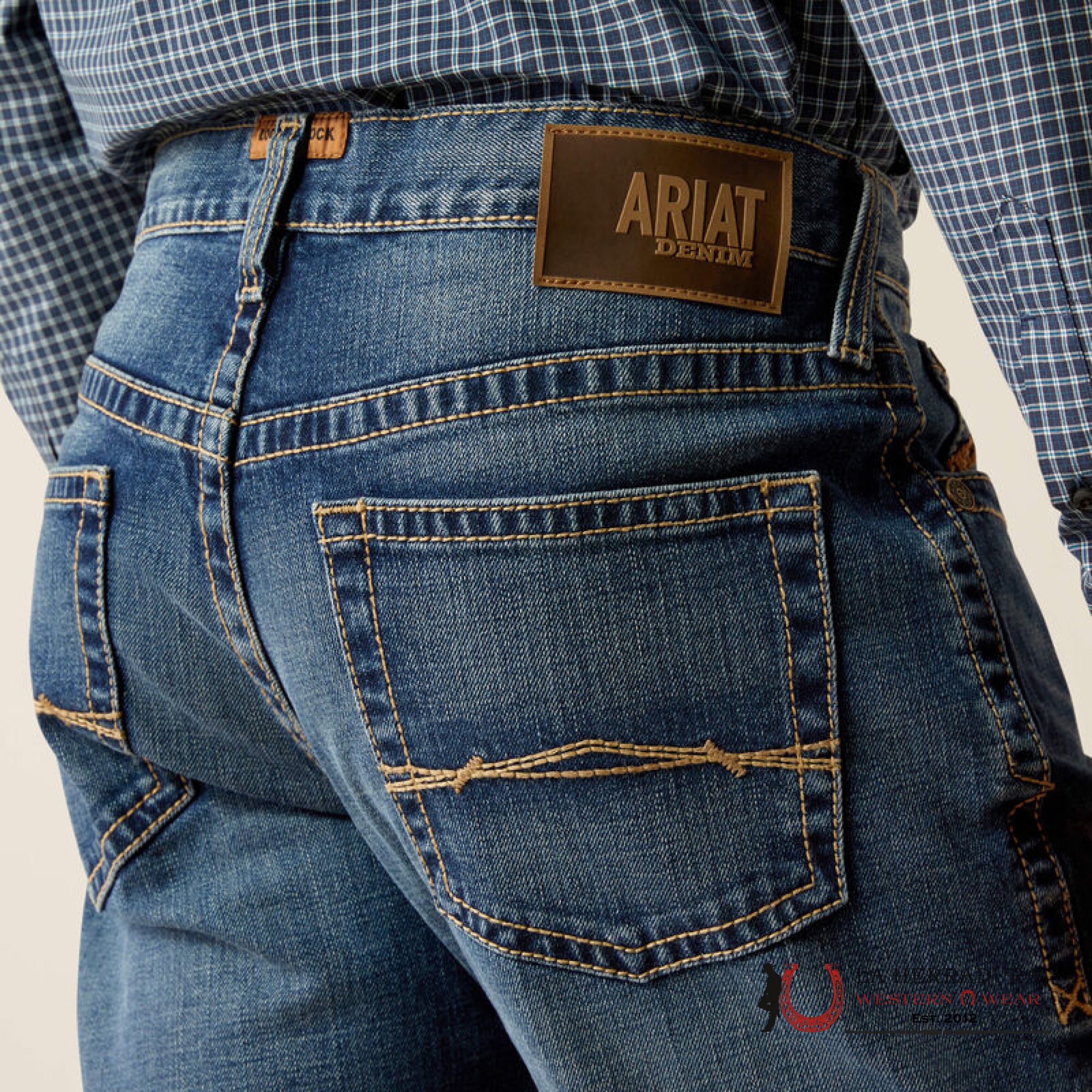 ARIAT MENS JEAN M4 RELAXED BOOT CUT- HEATH 10053542 ARIAT JEANS