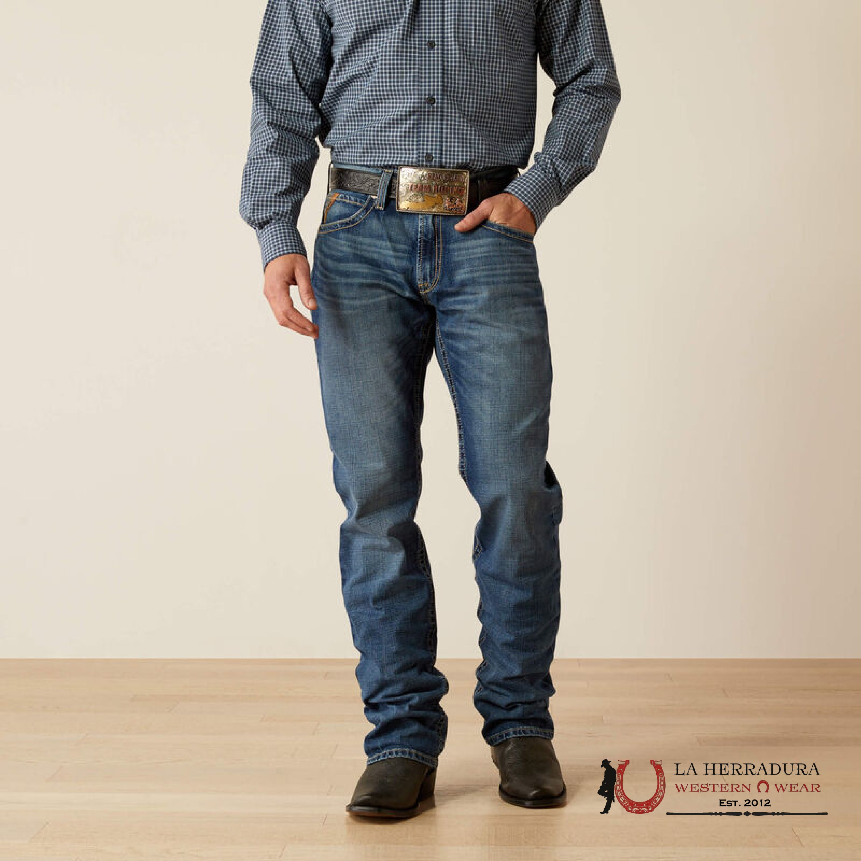 ARIAT MENS JEAN M4 RELAXED BOOT CUT- HEATH 10053542 ARIAT JEANS