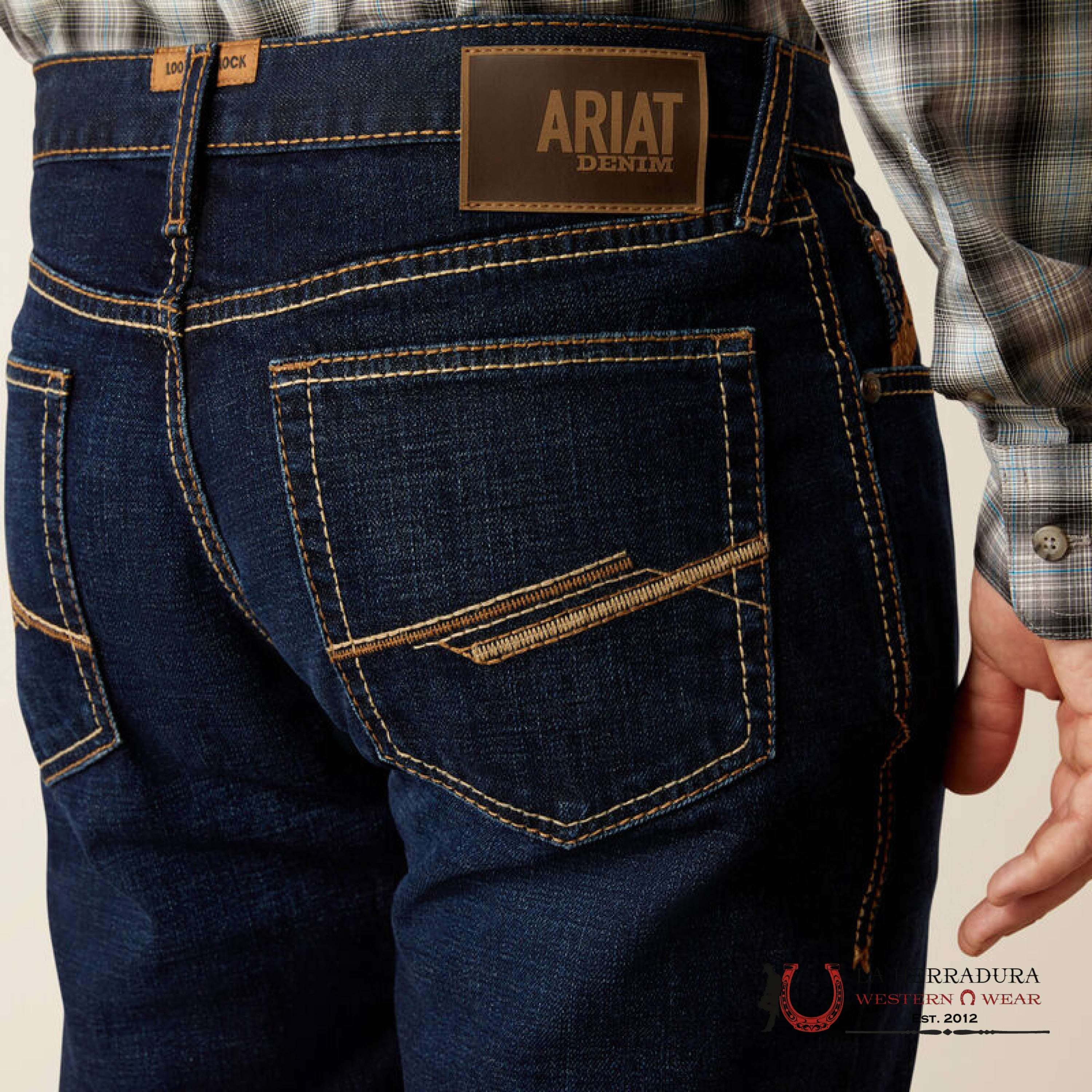 ARIAT MENS JEAN M4 RELAXED BOOT CUT- WILDFIRE 10053545 ARIAT JEANS